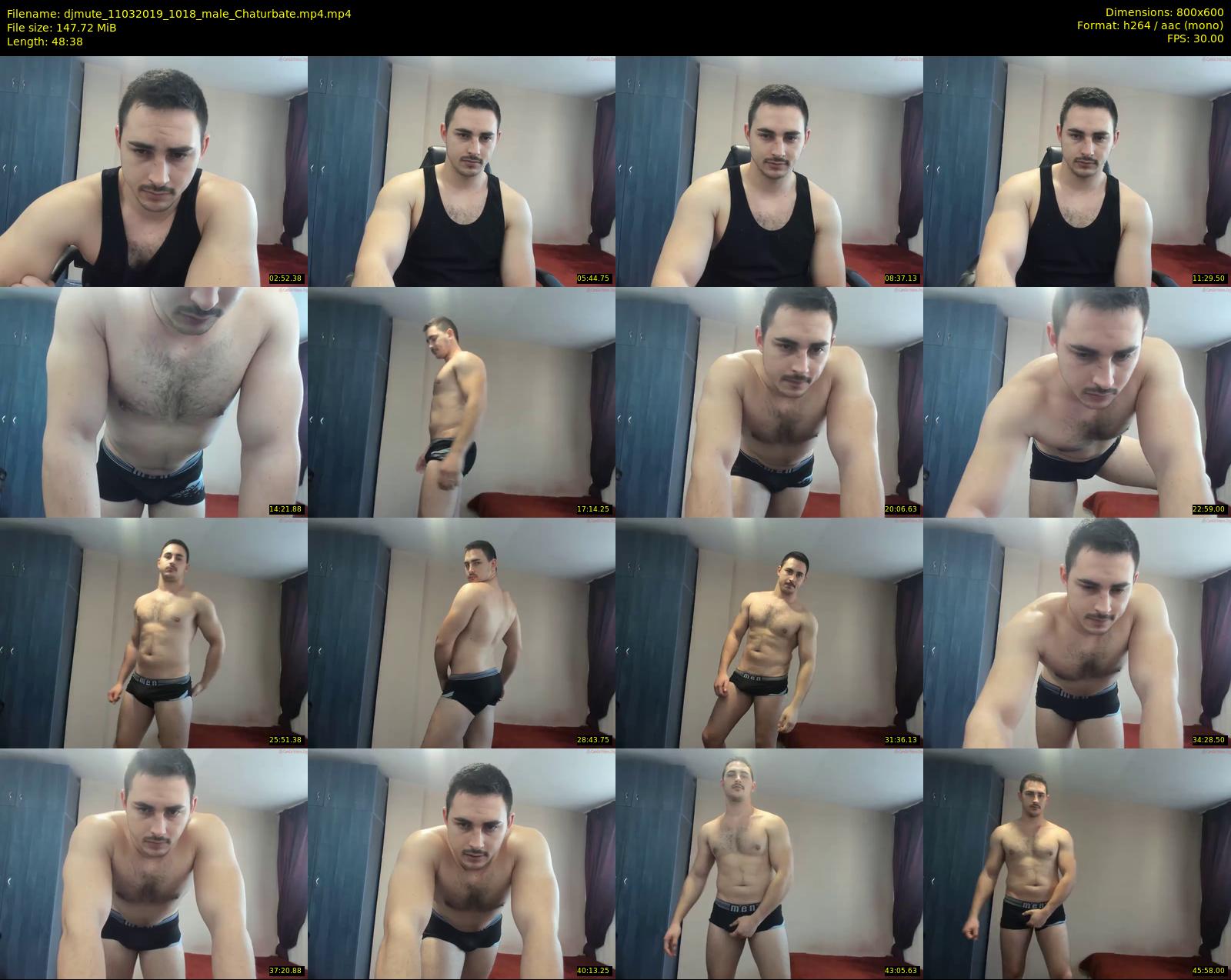 djmute — 49 minute Chaturbate male cam show recording, 480p, Mar 11, 2019