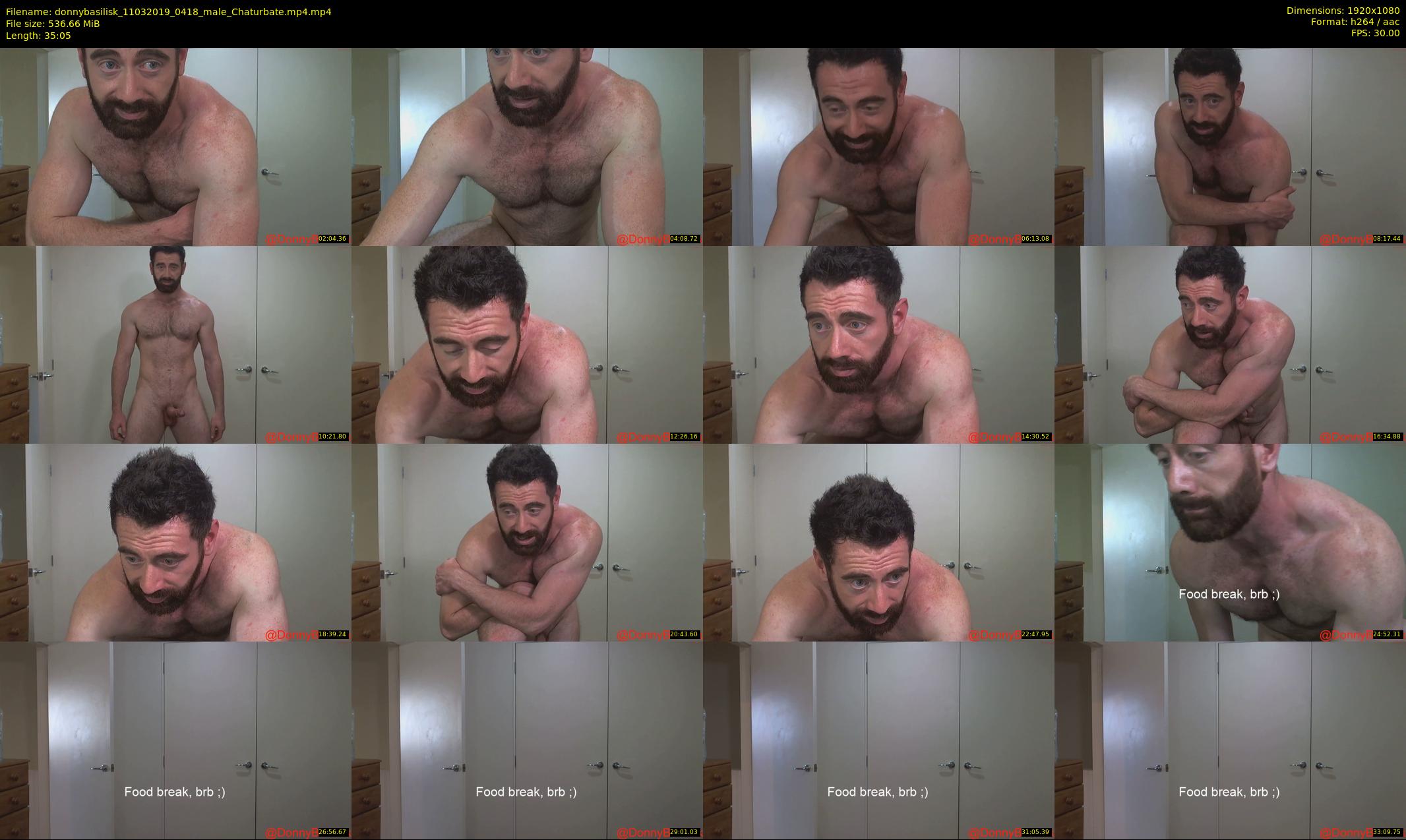 donnybasilisk — 36 minute Chaturbate male cam show recording, 1080p, Mar 11, 2019