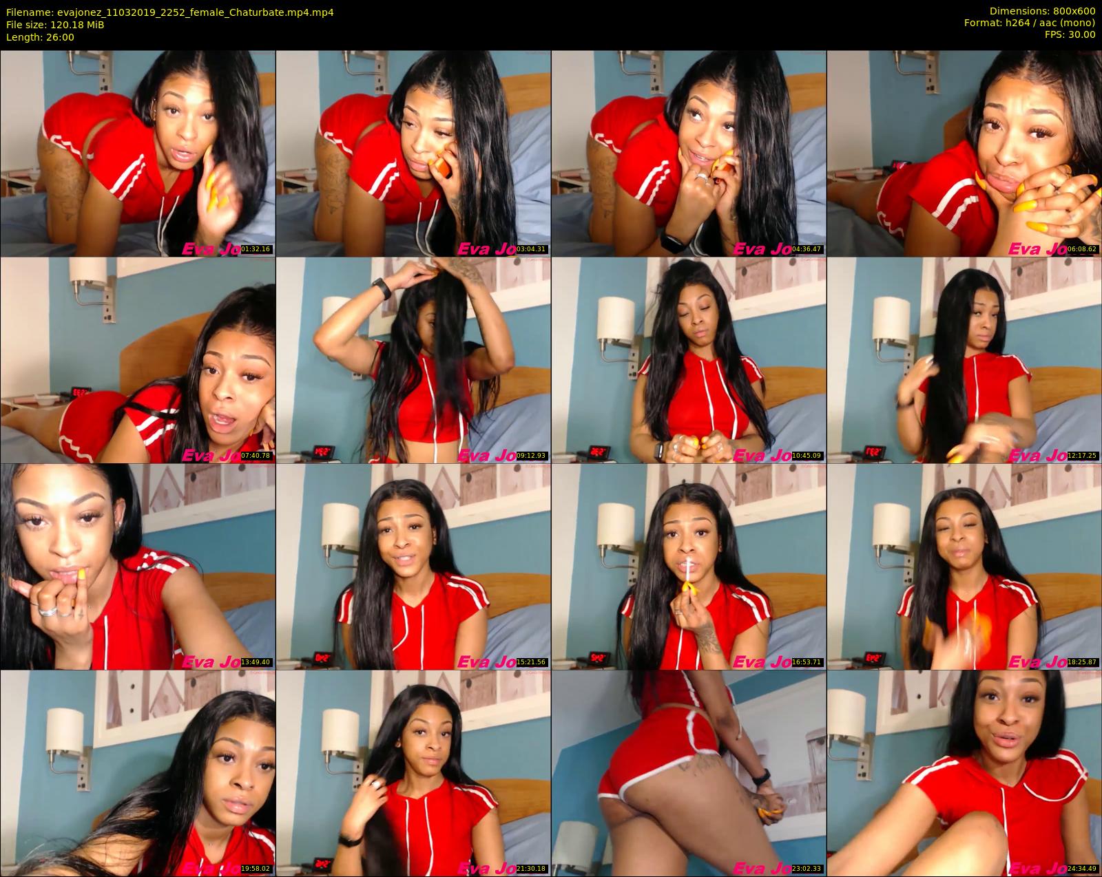evajonez — 26 minute Chaturbate female cam show recording, 480p, Mar 11, 2019