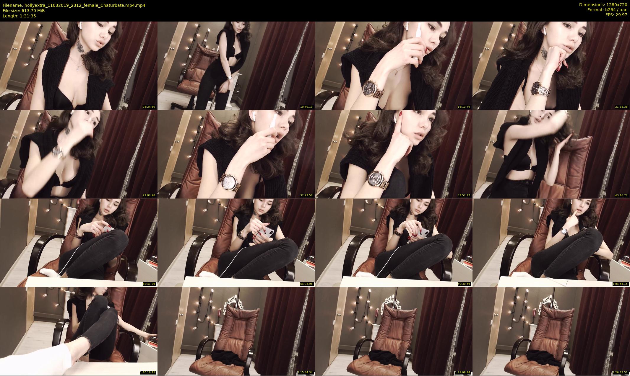 hollyextra — 92 minute Chaturbate female cam show recording, 720p, Mar 11, 2019