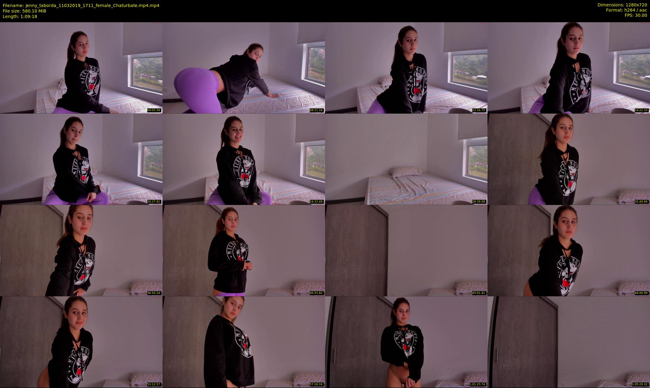 jenny_taborda — 70 minute Chaturbate female cam show recording, 720p, Mar 11, 2019