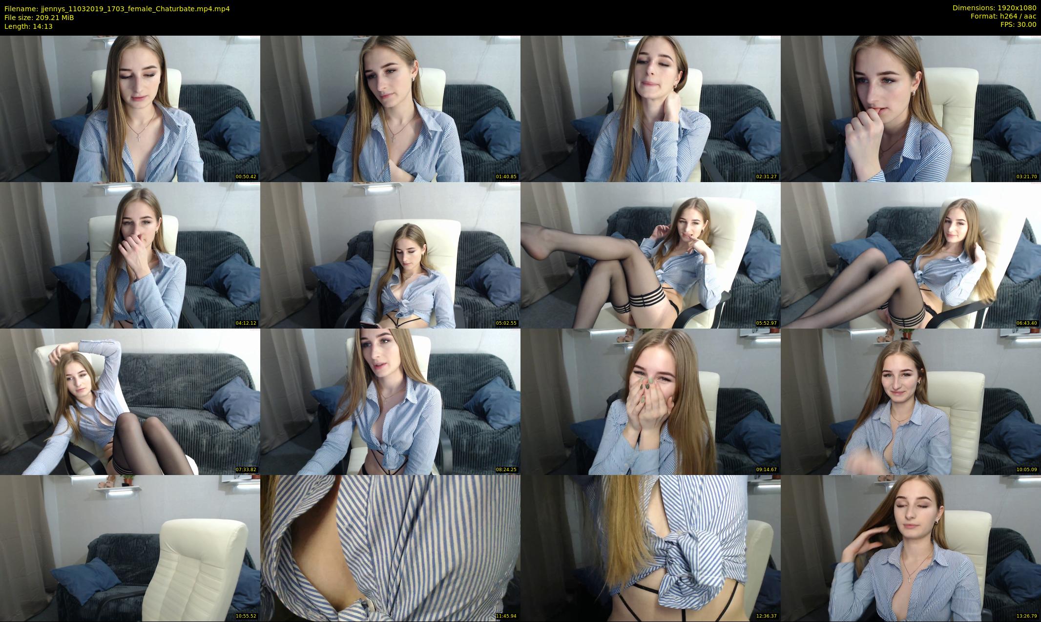 jjennys — 15 minute Chaturbate female cam show recording, 1080p, Mar 11, 2019