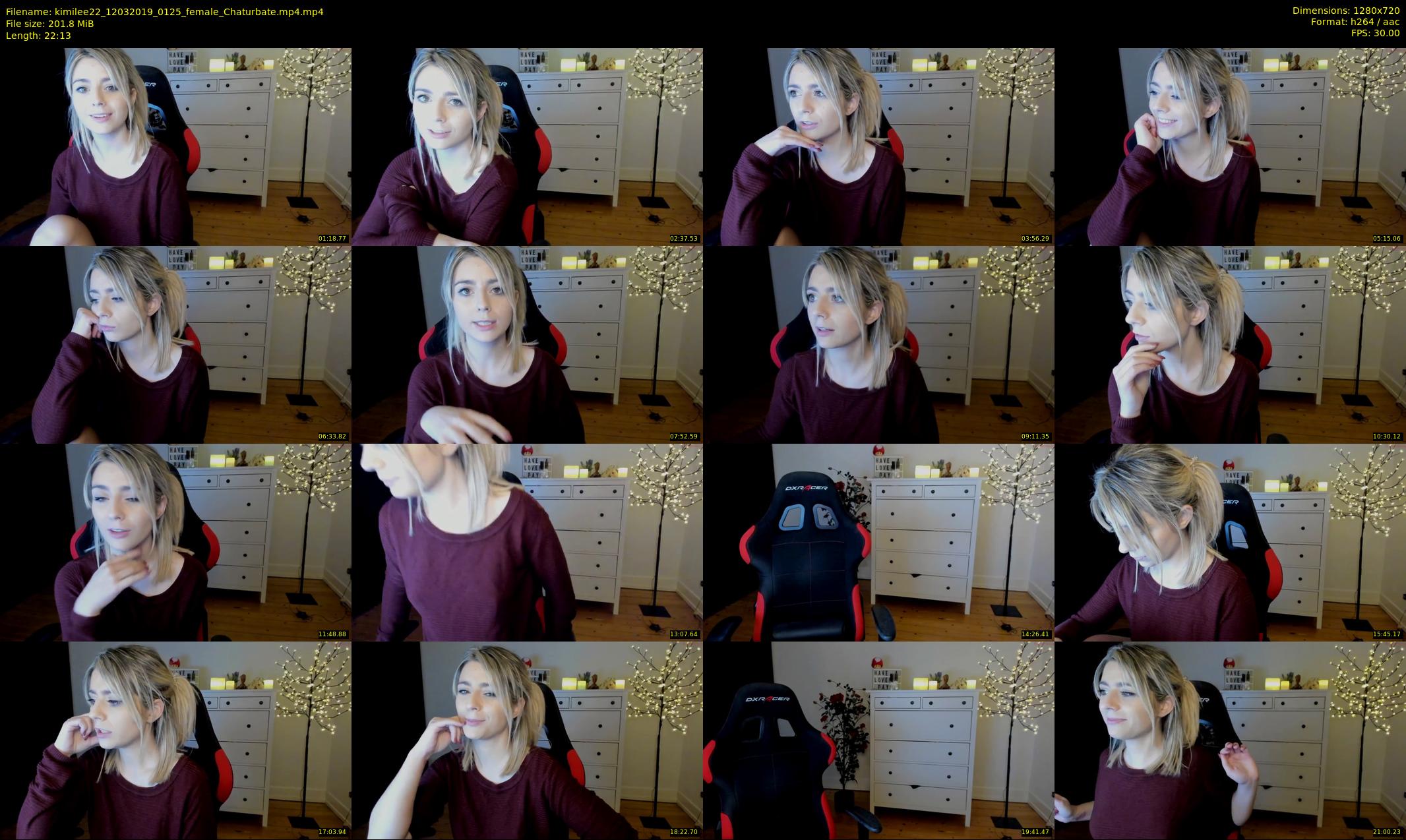 kimilee22 — 23 minute Chaturbate female cam show recording, 720p, Mar 12, 2019