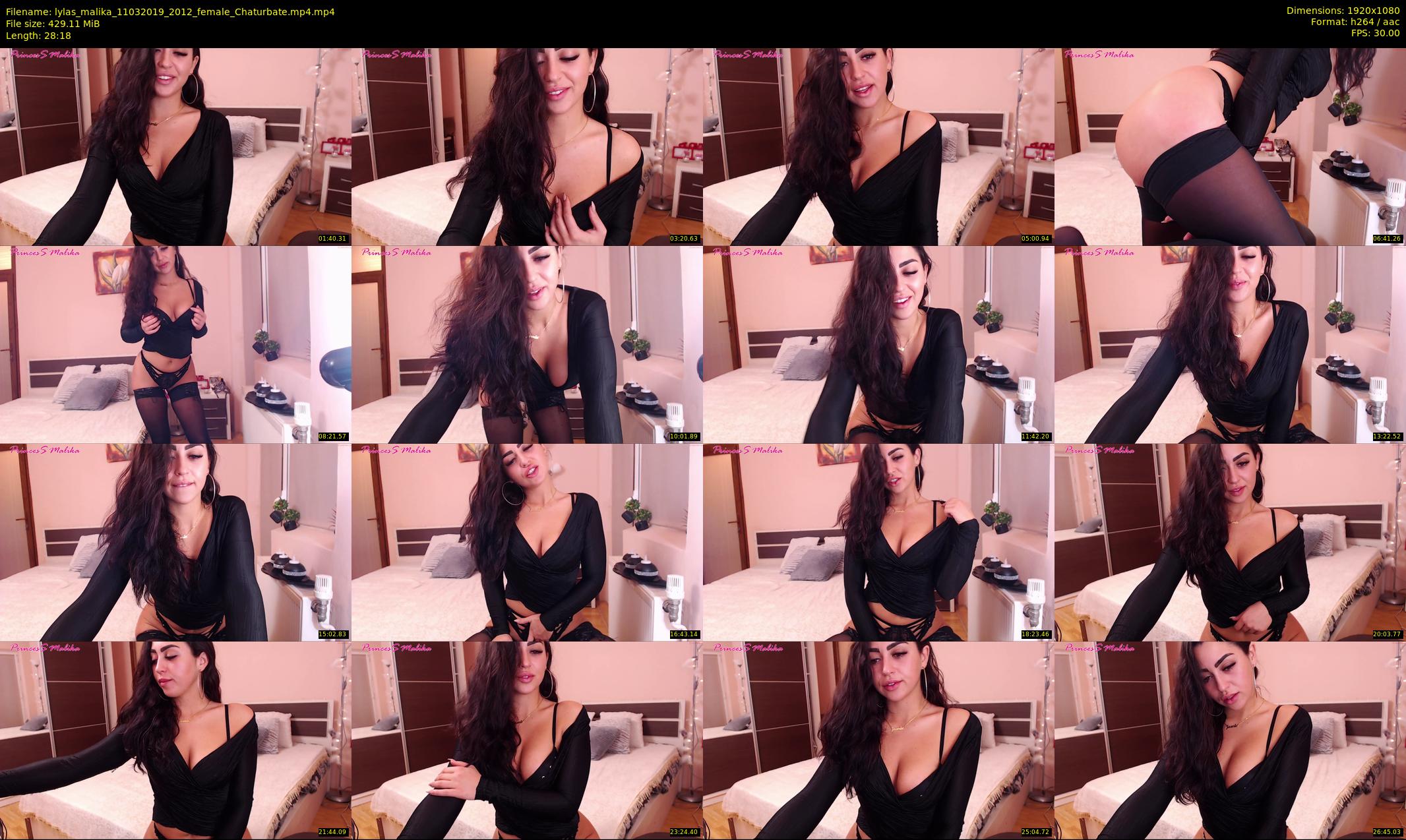 lylas_malika — 29 minute Chaturbate female cam show recording, 1080p, Mar 11, 2019