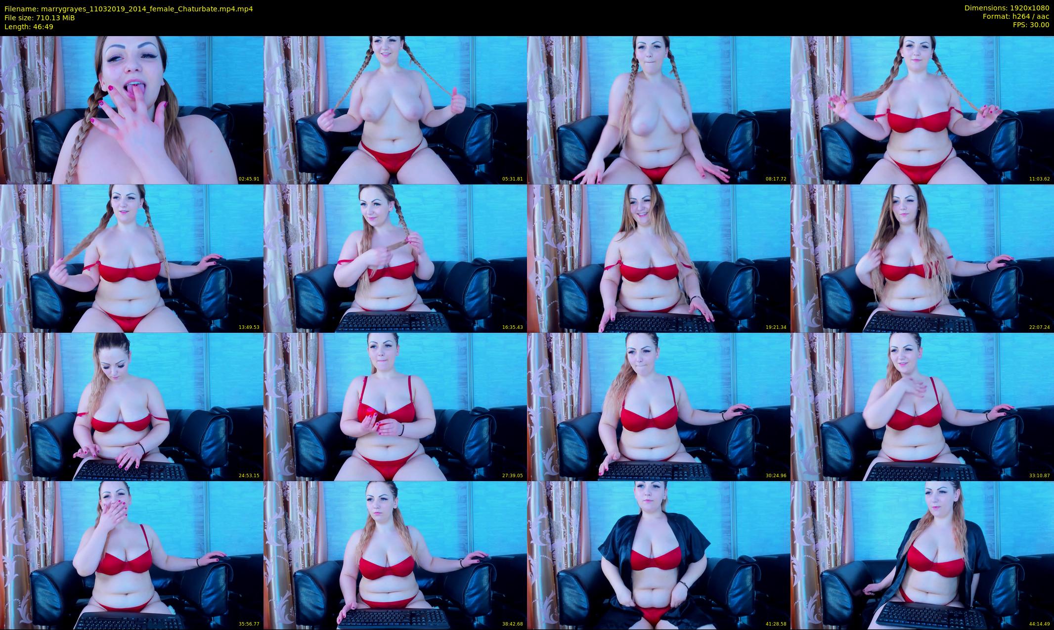 marrygrayes — 47 minute Chaturbate female cam show recording, 1080p, Mar 11, 2019