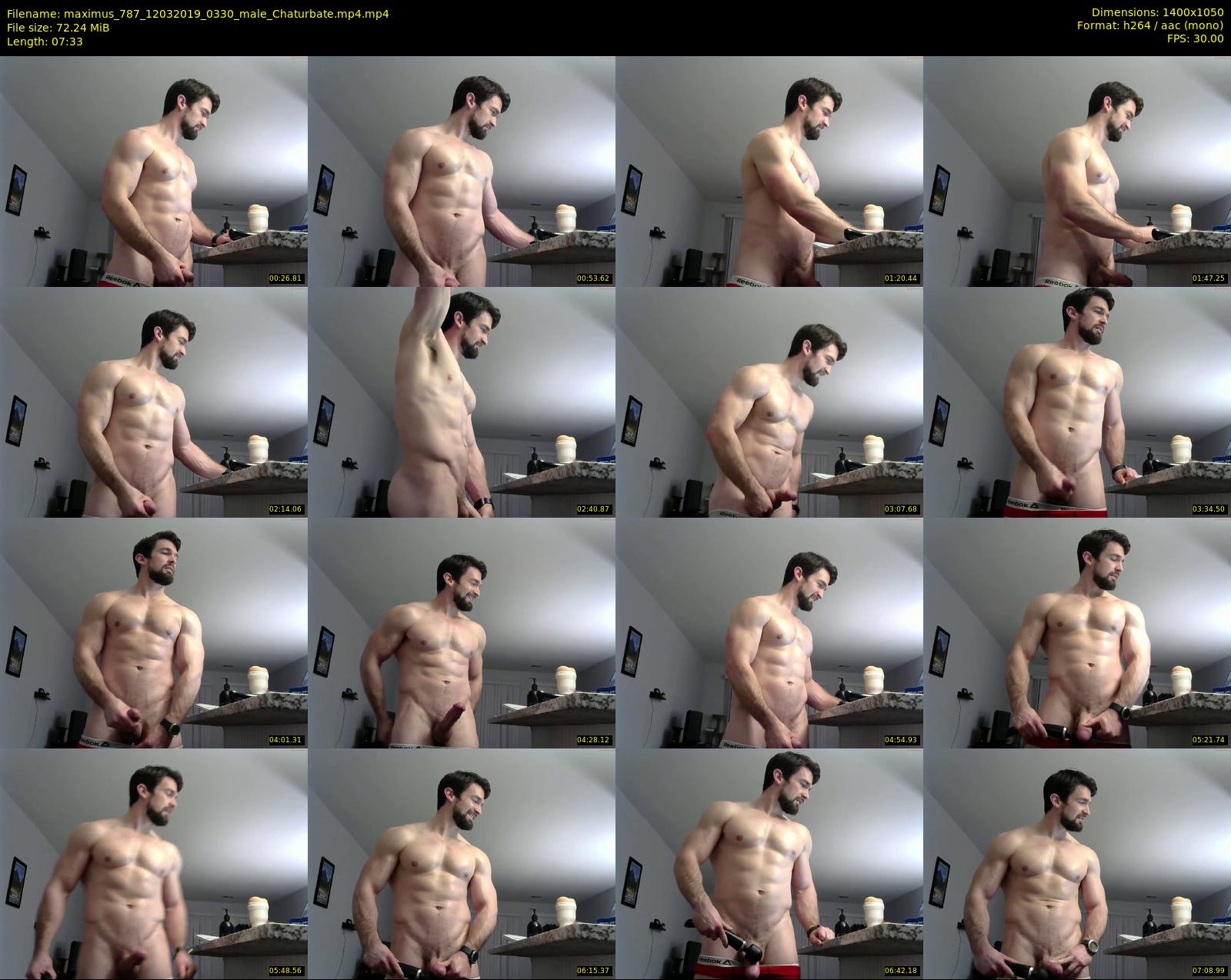 maximus_787 — 8 minute Chaturbate male cam show recording, 720p, Mar 12, 2019