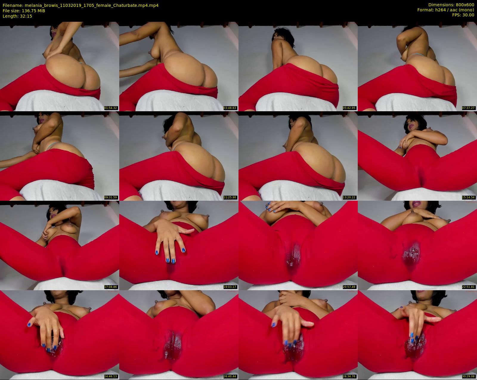 melania_browis — 33 minute Chaturbate female cam show recording, 480p, Mar 11, 2019
