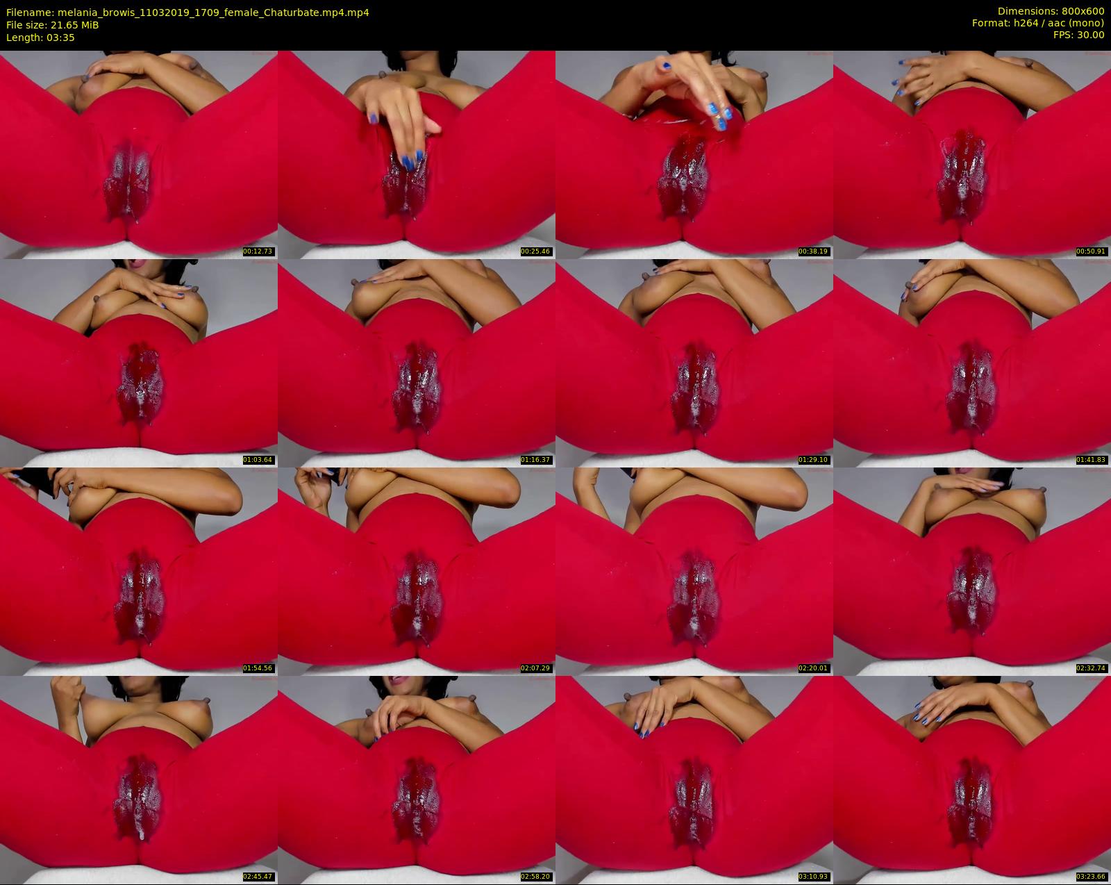melania_browis — 4 minute Chaturbate female cam show recording, 480p, Mar 11, 2019