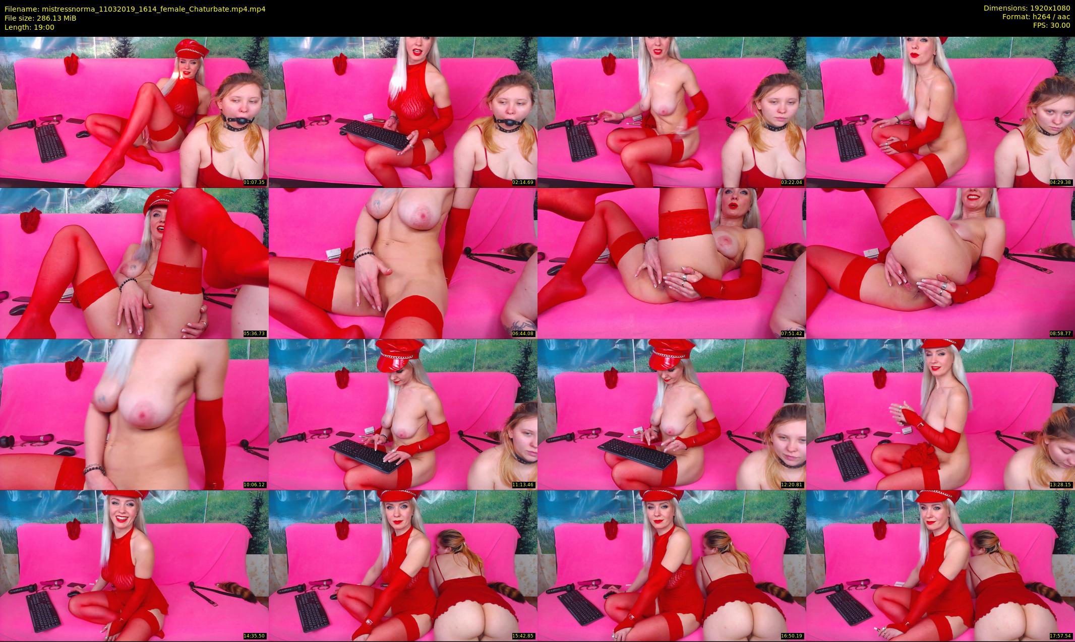 mistressnorma — 19 minute Chaturbate female cam show recording, 1080p, Mar 11, 2019