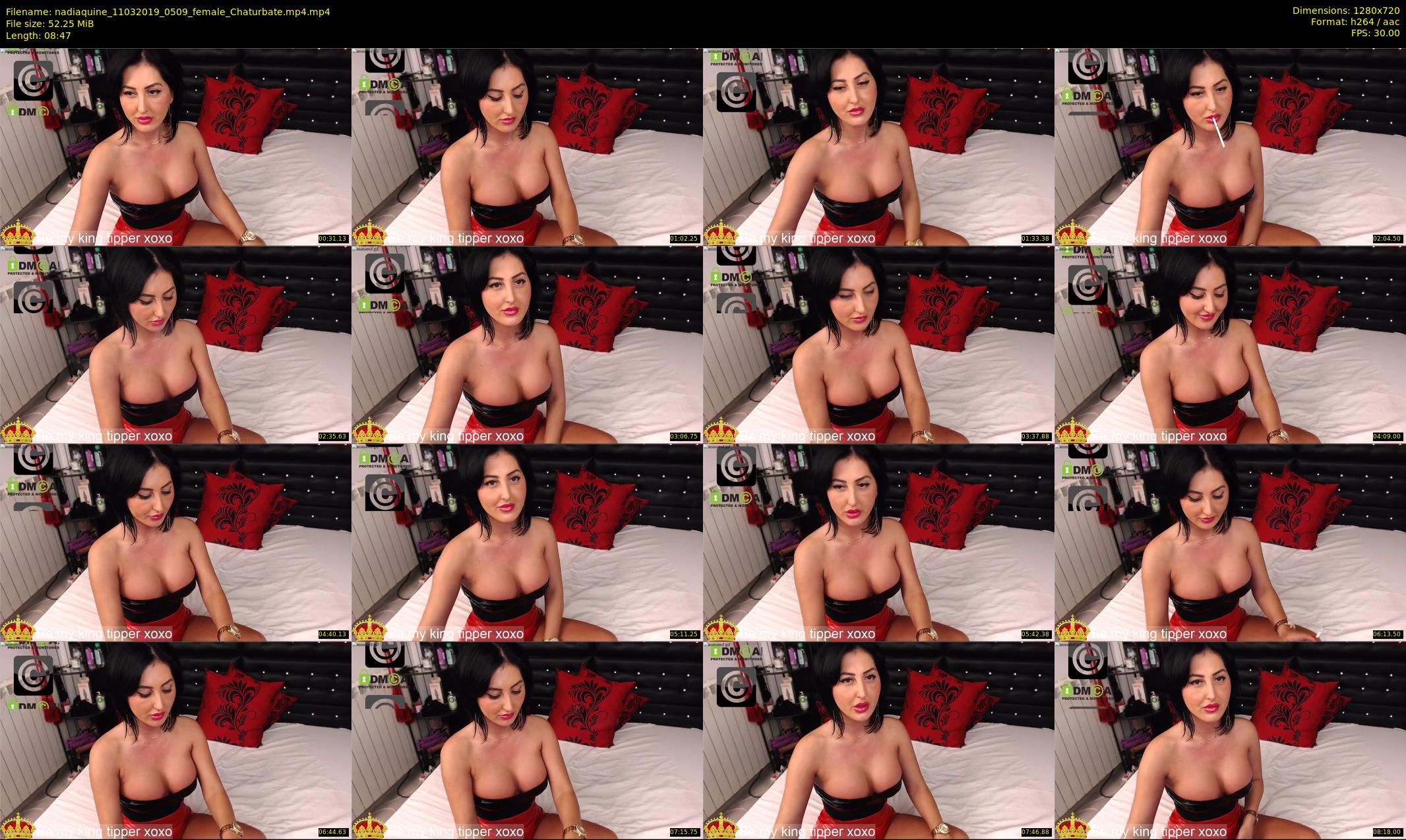 nadiaquine — 9 minute Chaturbate female cam show recording, 720p, Mar 11, 2019