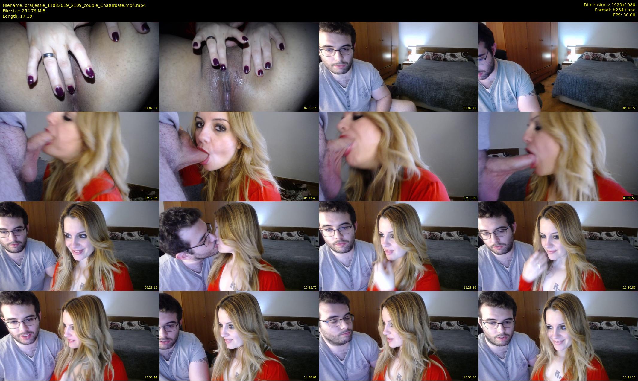 oraljessie — 18 minute Chaturbate couple cam show recording, 1080p, Mar 11, 2019