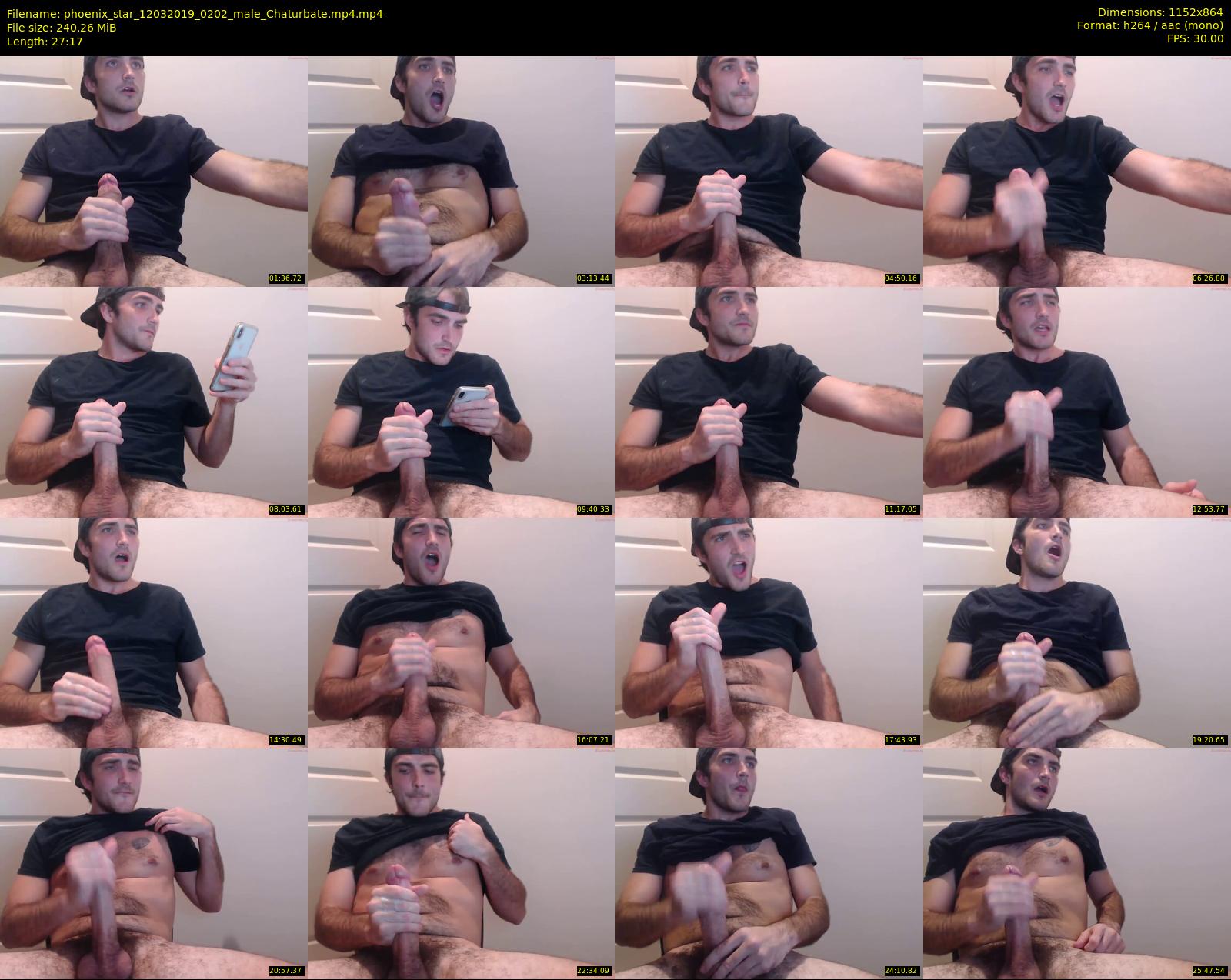 phoenix_star — 28 minute Chaturbate male cam show recording, 720p, Mar 12, 2019