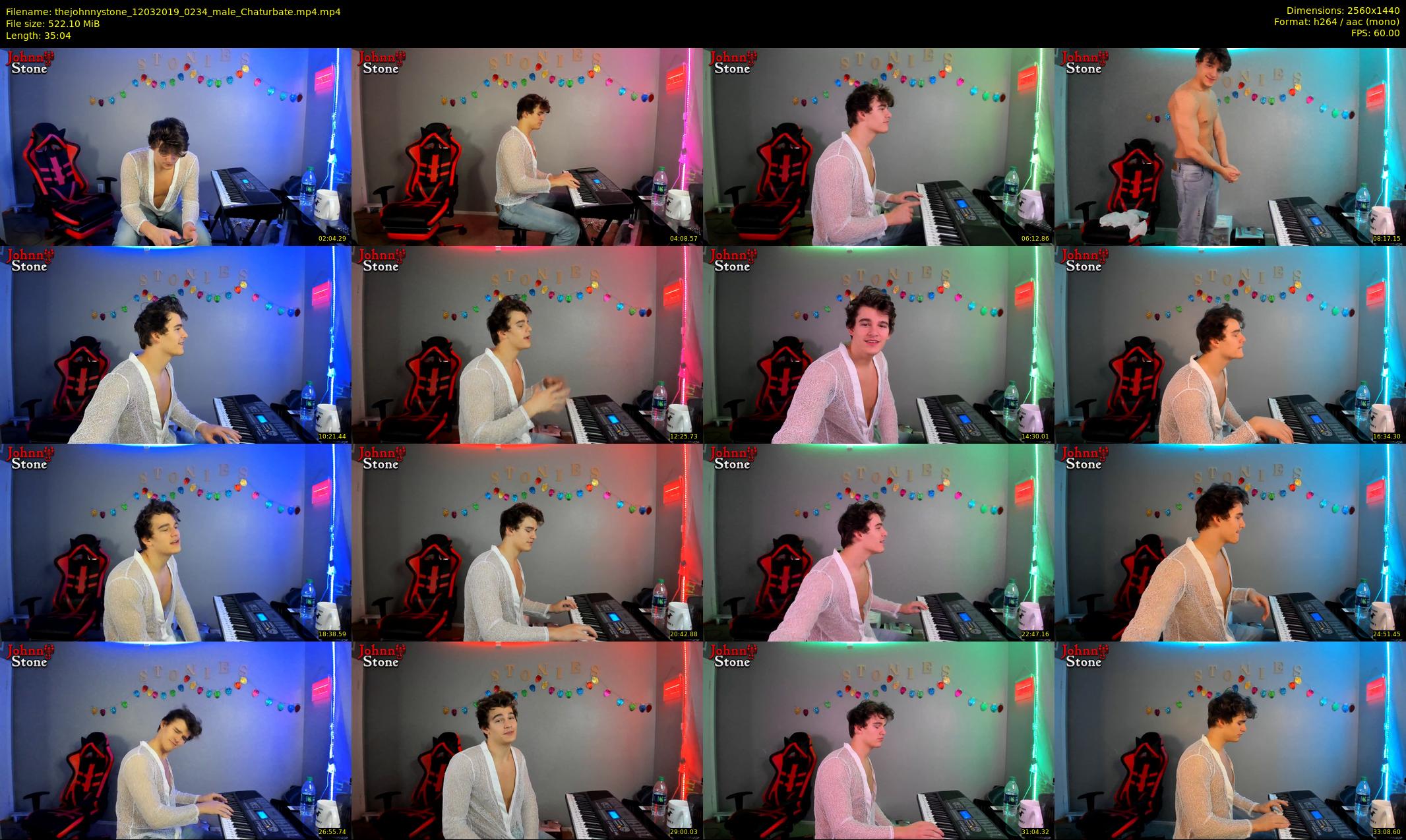 thejohnnystone — 36 minute Chaturbate male cam show recording, 1080p, Mar 12, 2019