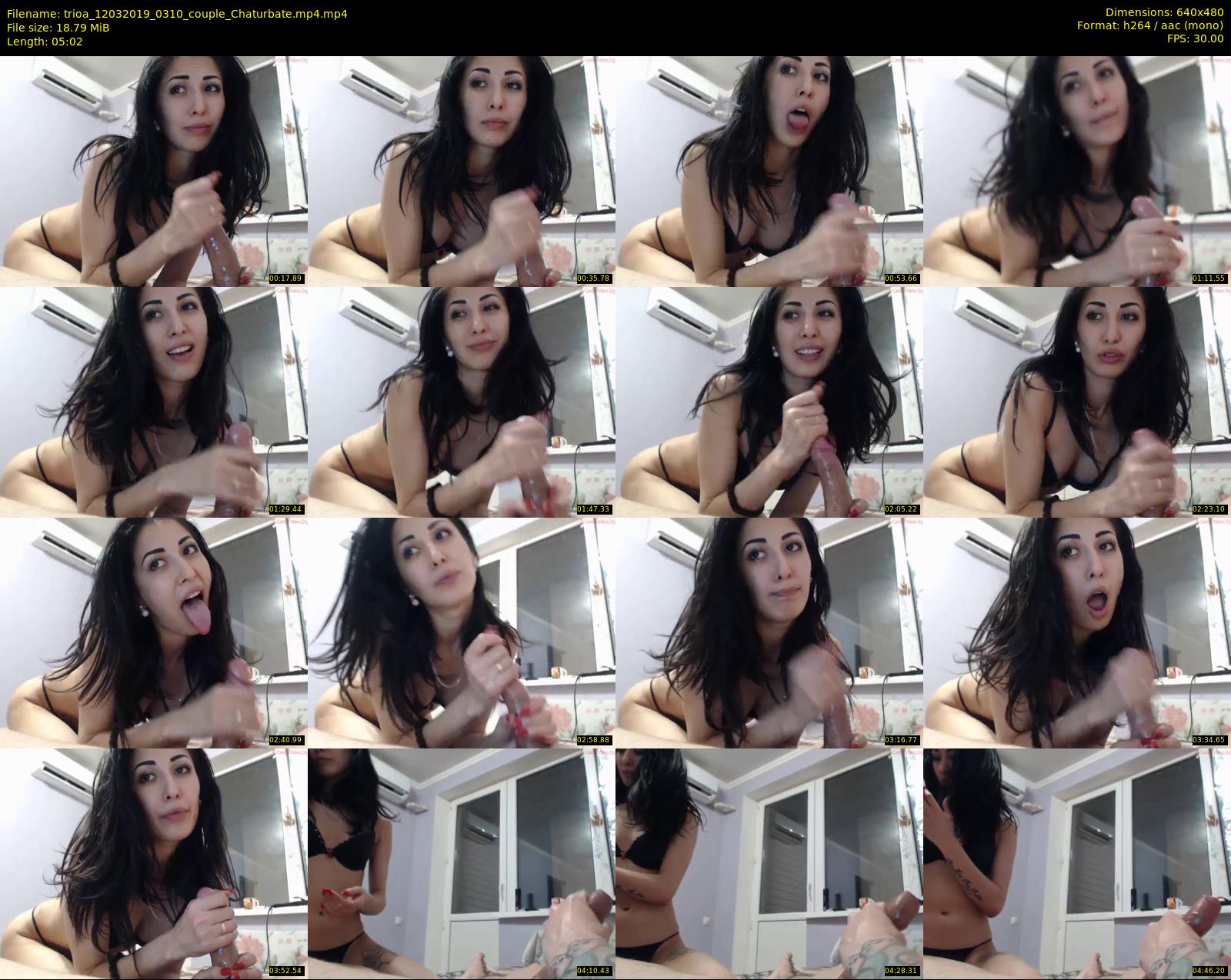 trioa — 6 minute Chaturbate couple cam show recording, 480p, Mar 12, 2019