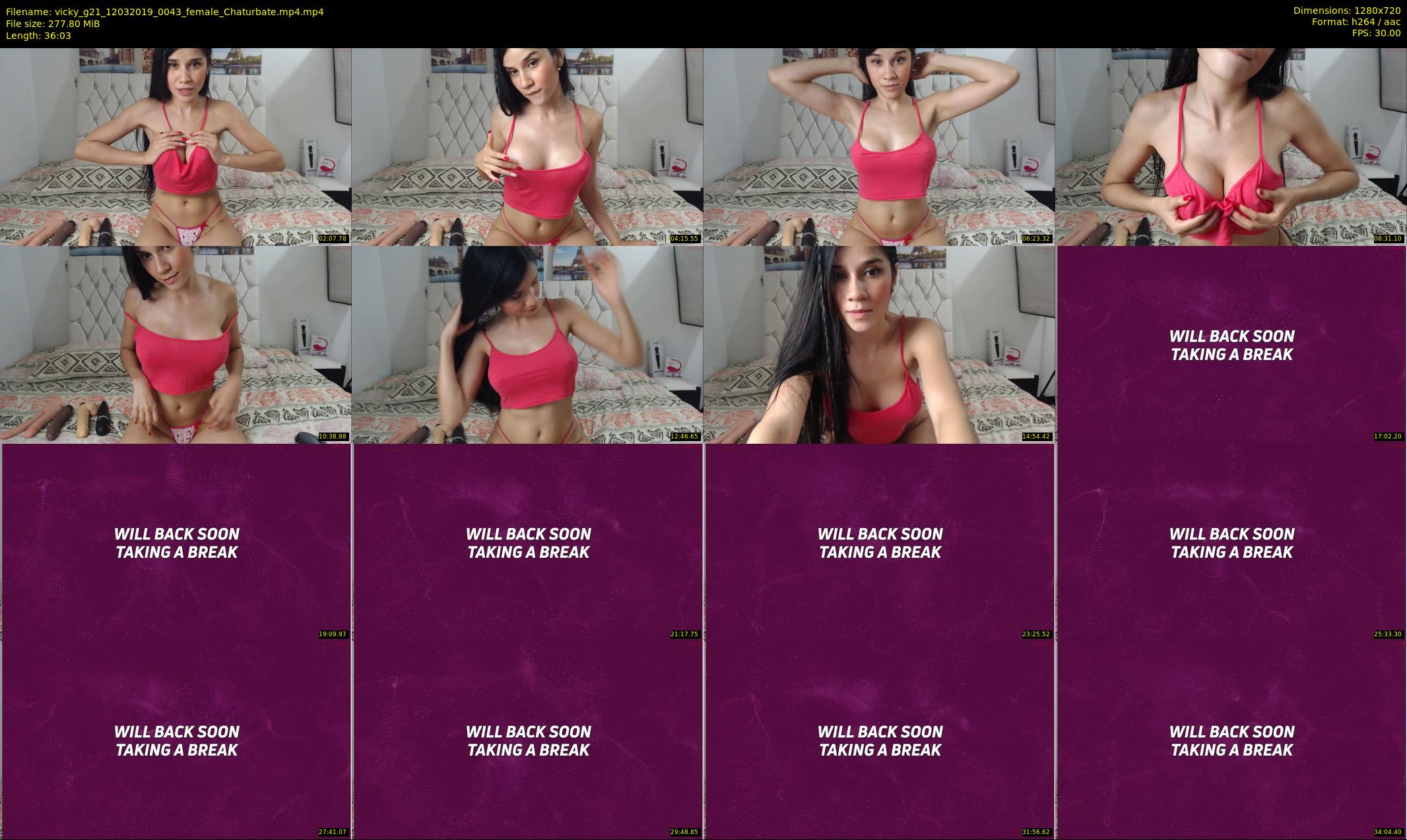 vicky_g21 — 37 minute Chaturbate female cam show recording, 720p, Mar 12, 2019
