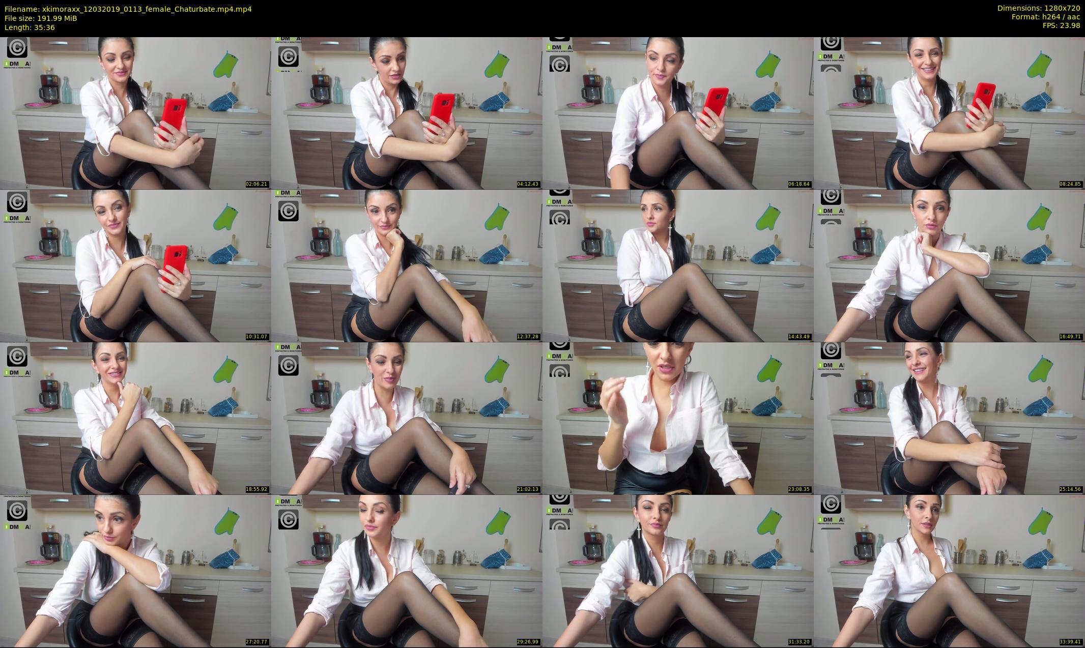 xkimoraxx — 36 minute Chaturbate female cam show recording, 720p, Mar 12, 2019