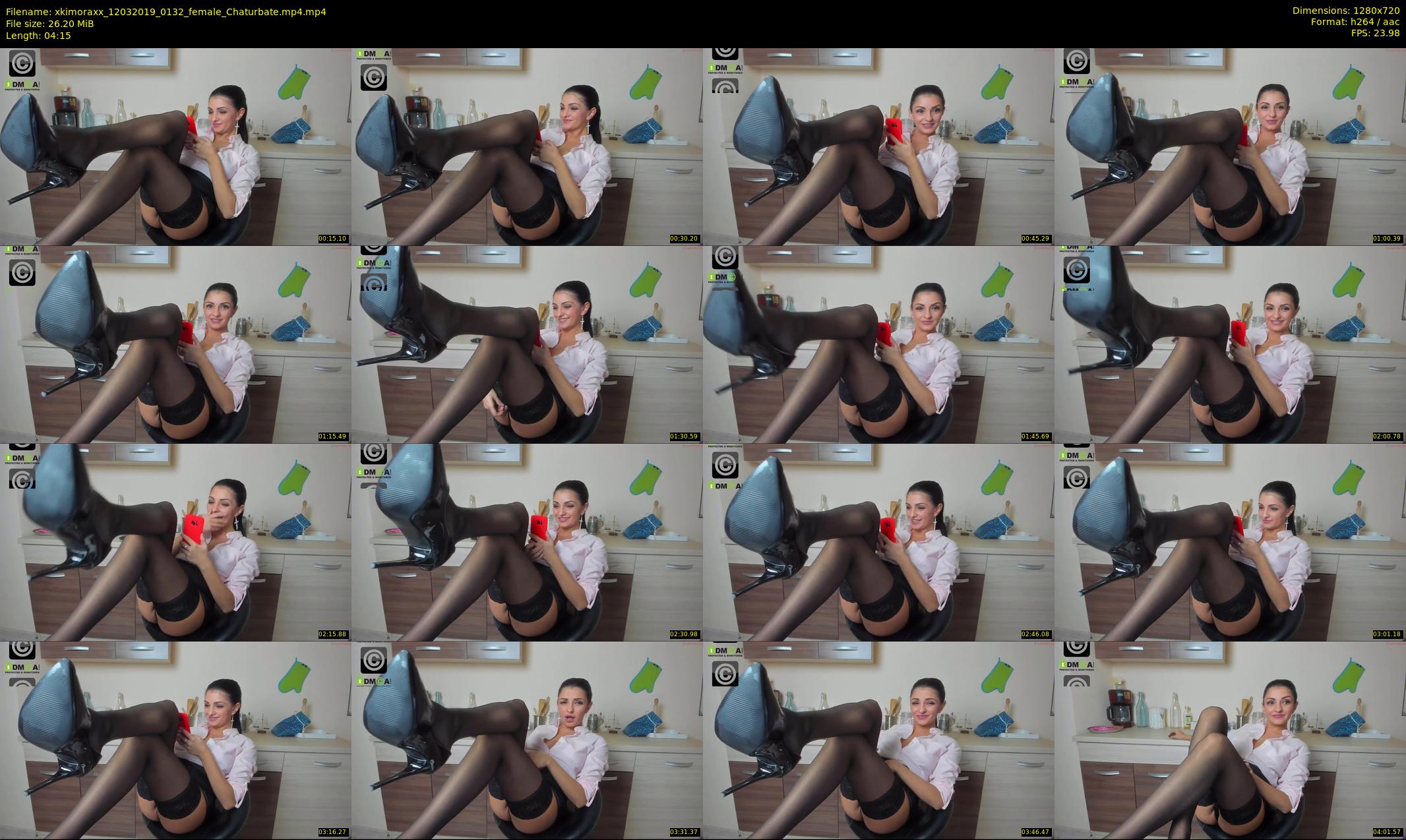 xkimoraxx — 5 minute Chaturbate female cam show recording, 720p, Mar 12, 2019