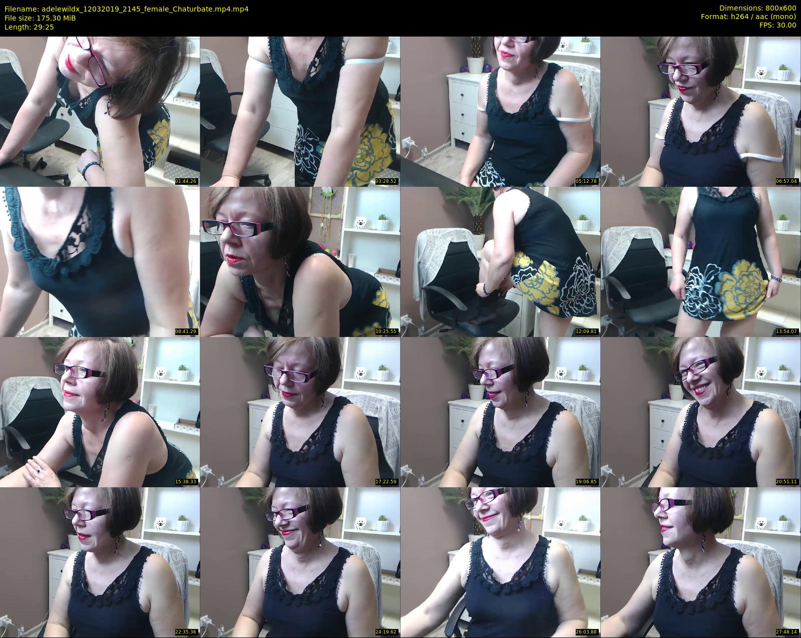 adelewildx — 30 minute Chaturbate female cam show recording, 480p, Mar 12, 2019