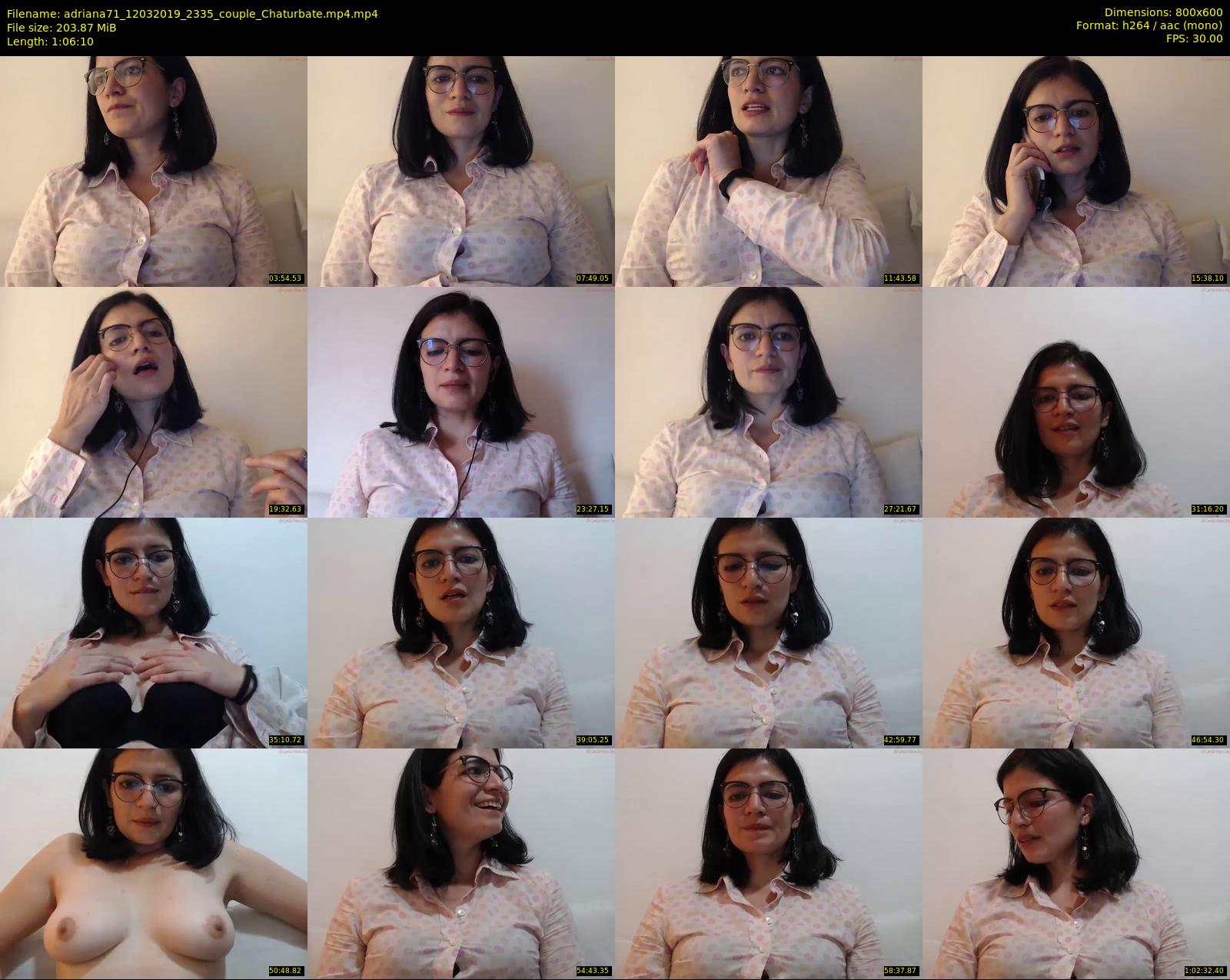 adriana71 — 67 minute Chaturbate couple cam show recording, 480p, Mar 12, 2019