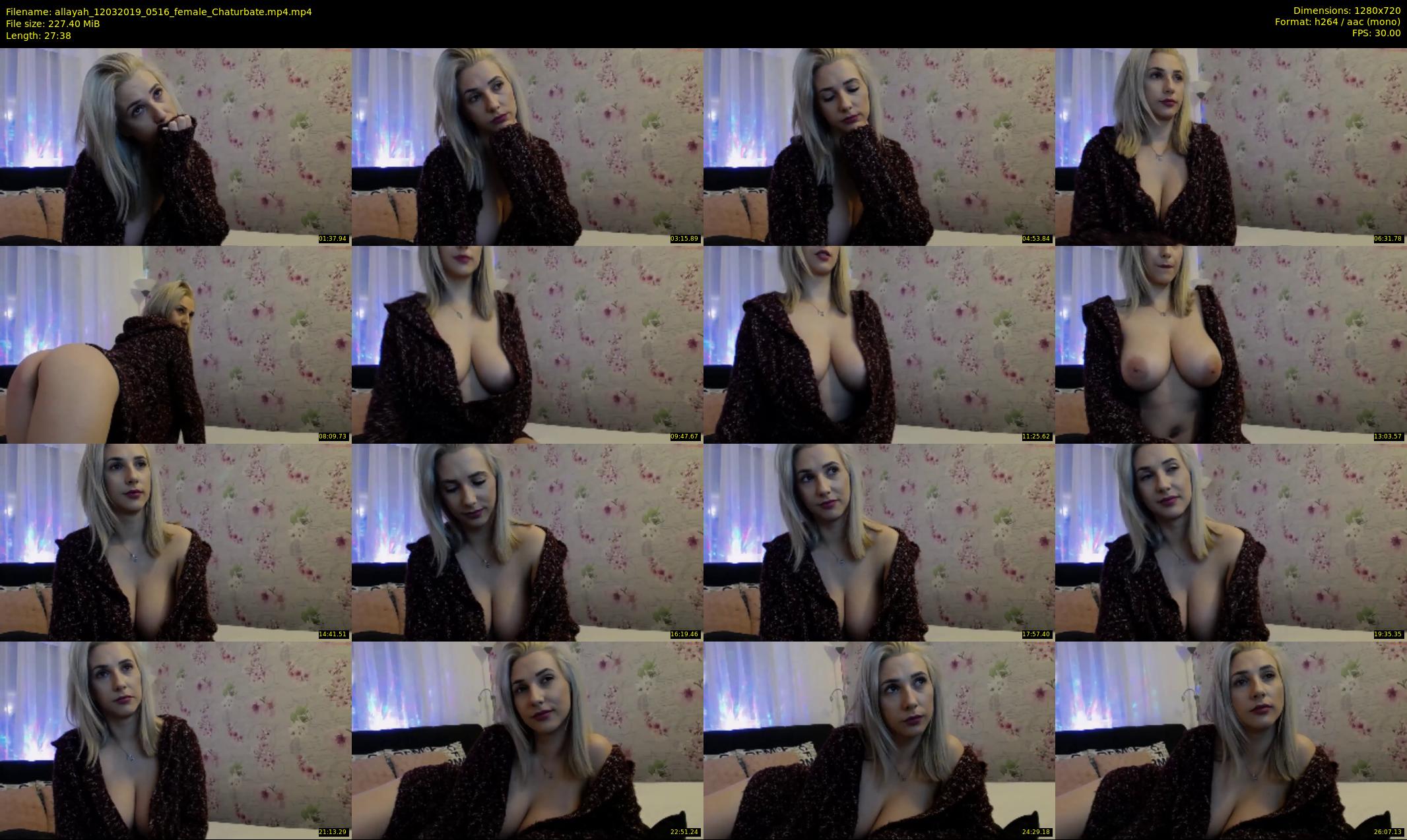 allayah — 28 minute Chaturbate female cam show recording, 720p, Mar 12, 2019