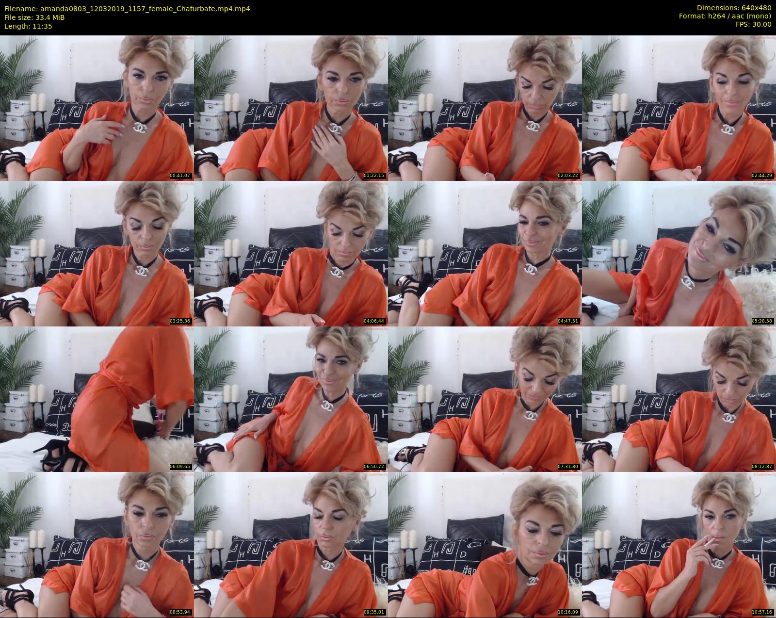 amanda0803 — 12 minute Chaturbate female cam show recording, 480p, Mar 12, 2019