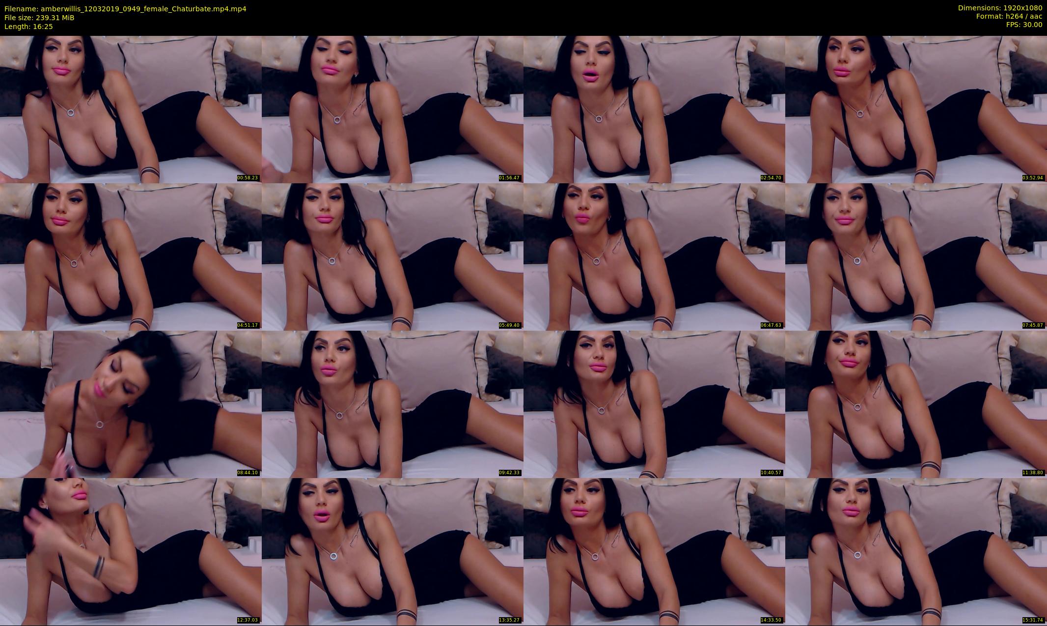 amberwillis — 17 minute Chaturbate female cam show recording, 1080p, Mar 12, 2019