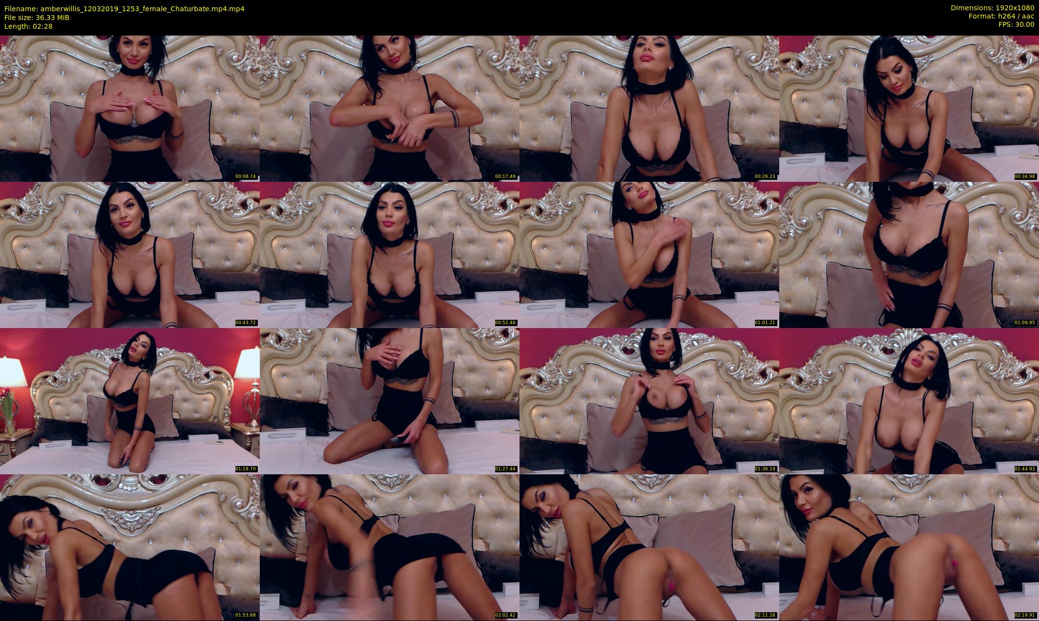 amberwillis — 3 minute Chaturbate female cam show recording, 1080p, Mar 12, 2019