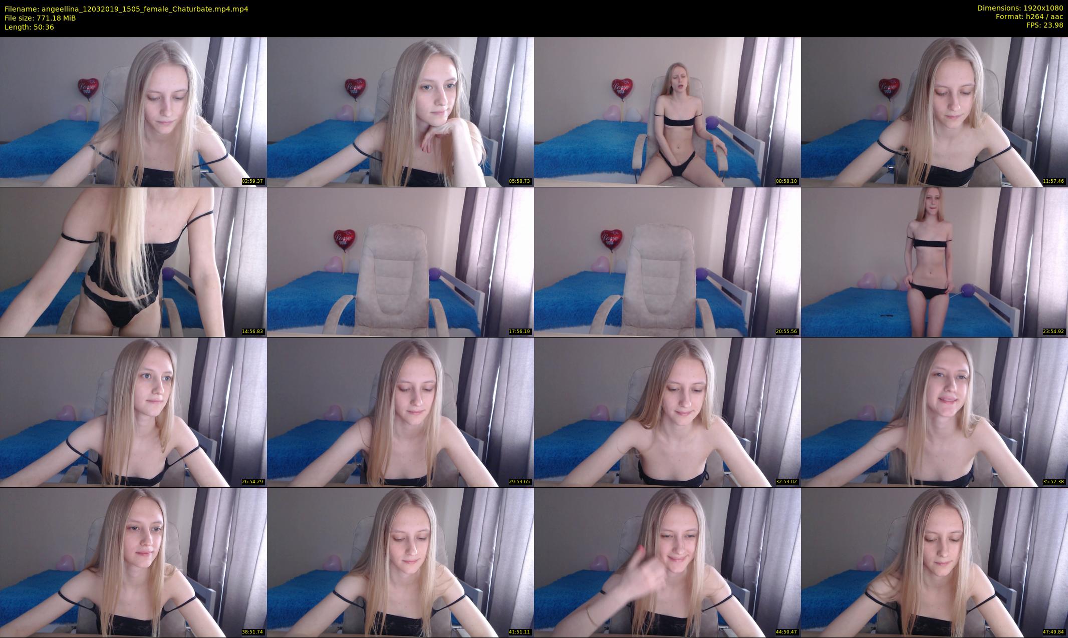 angeellina — 51 minute Chaturbate female cam show recording, 1080p, Mar 12, 2019