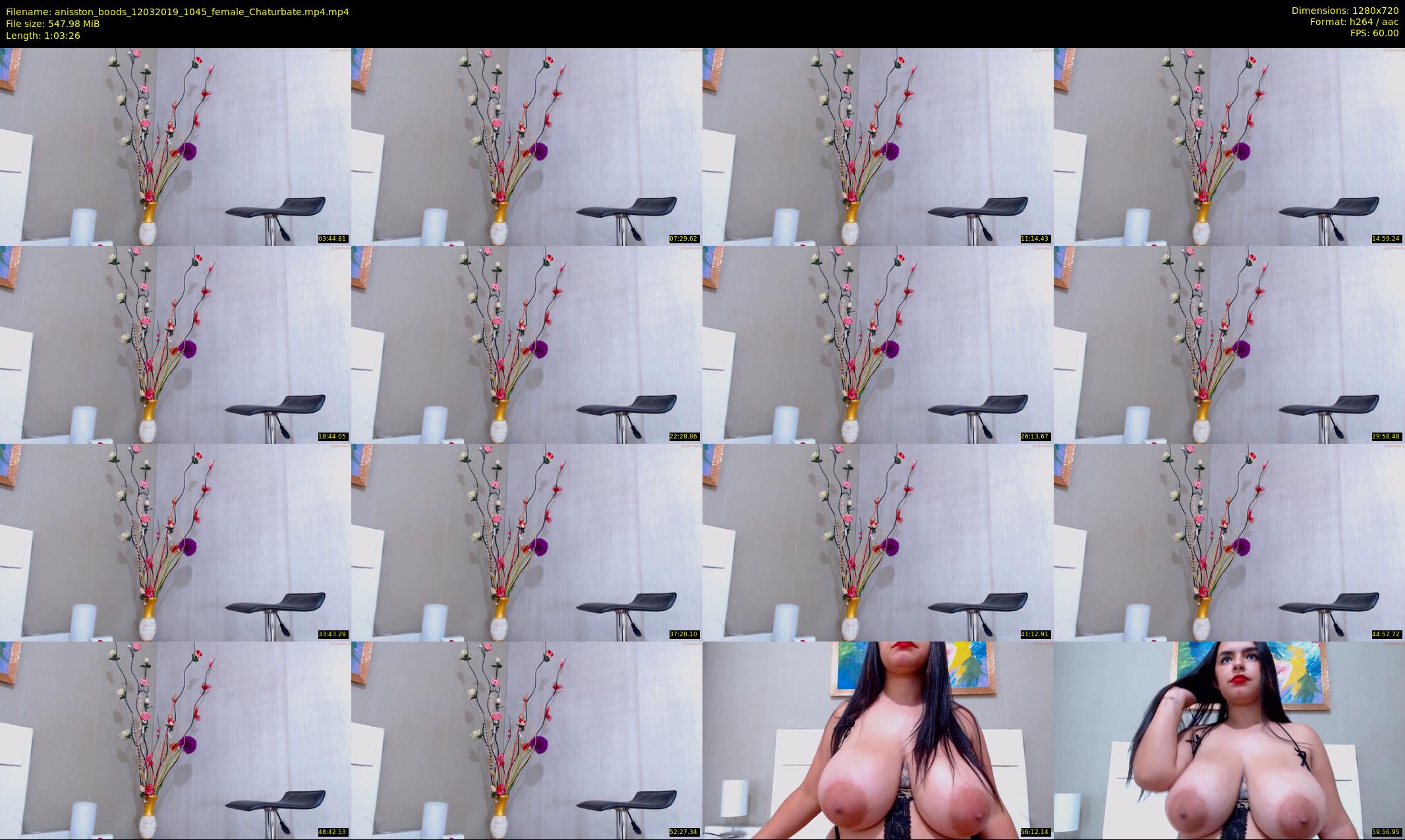 anisston_boods — 64 minute Chaturbate female cam show recording, 720p, Mar 12, 2019
