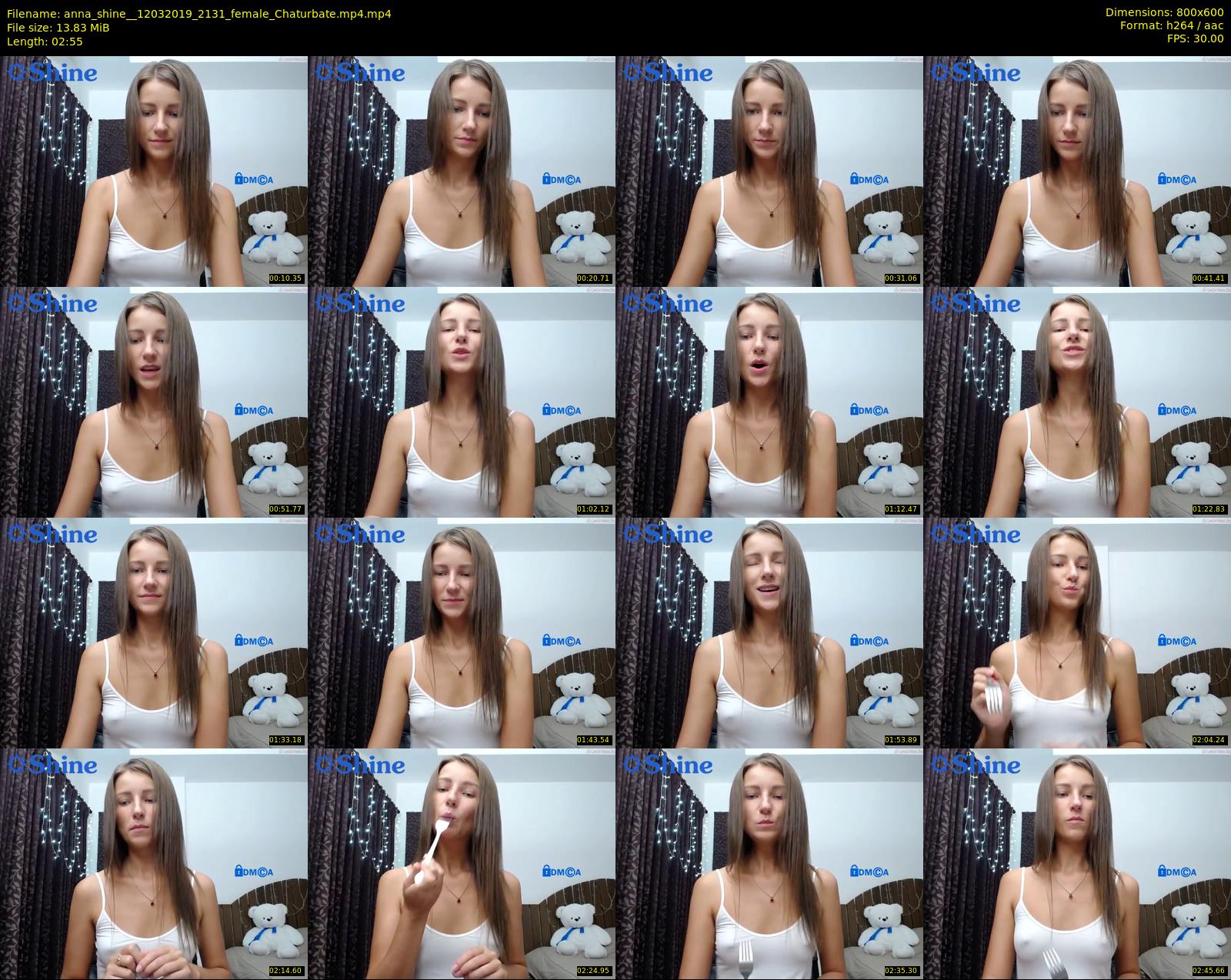 anna_shine_ — 3 minute Chaturbate female cam show recording, 480p, Mar 12, 2019