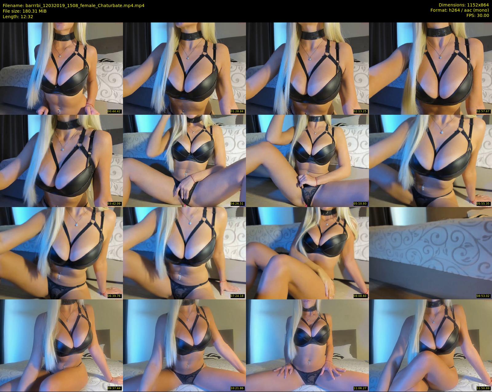 barrrbi — 13 minute Chaturbate female cam show recording, 720p, Mar 12, 2019