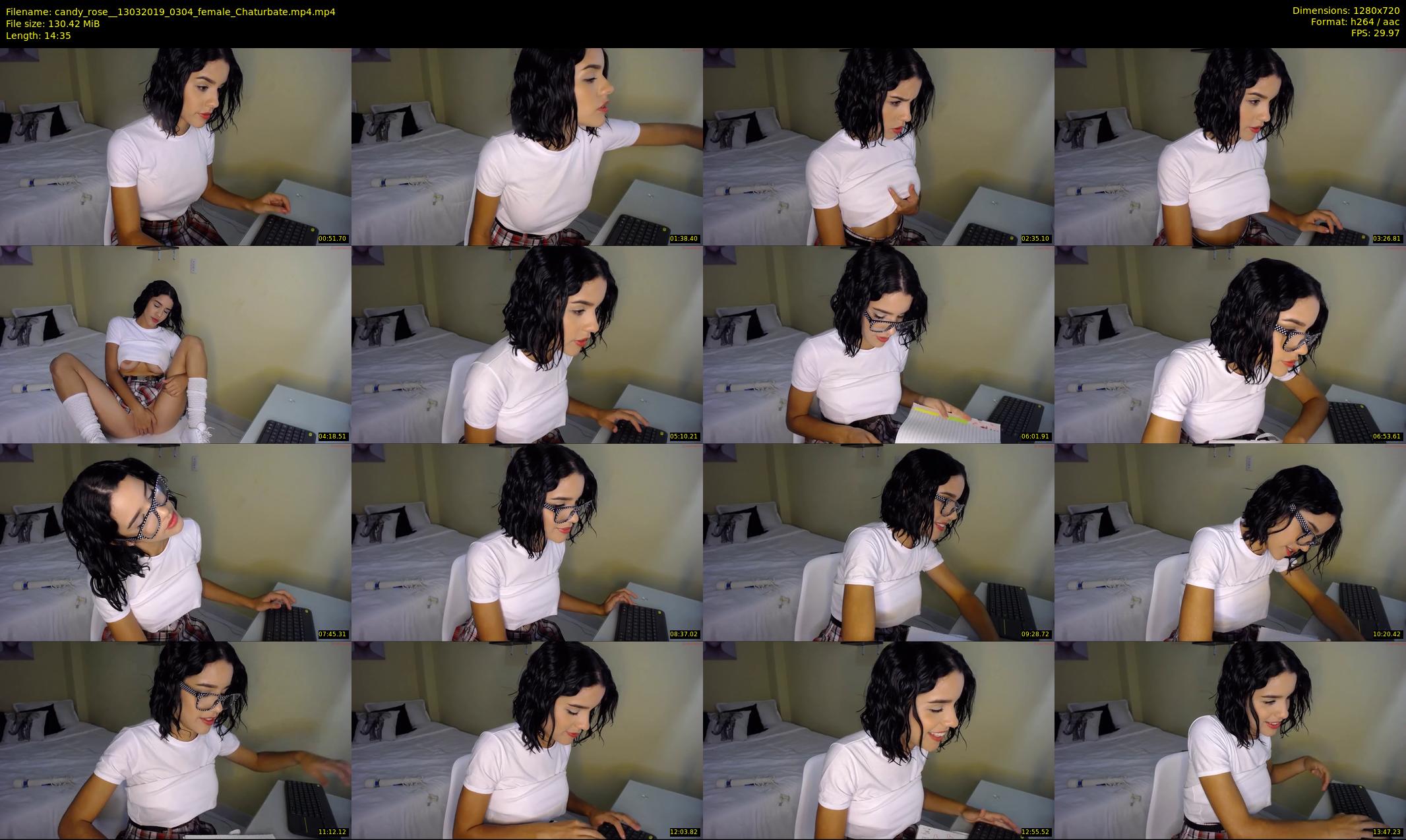 candy_rose_ — 15 minute Chaturbate female cam show recording, 720p, Mar 13, 2019