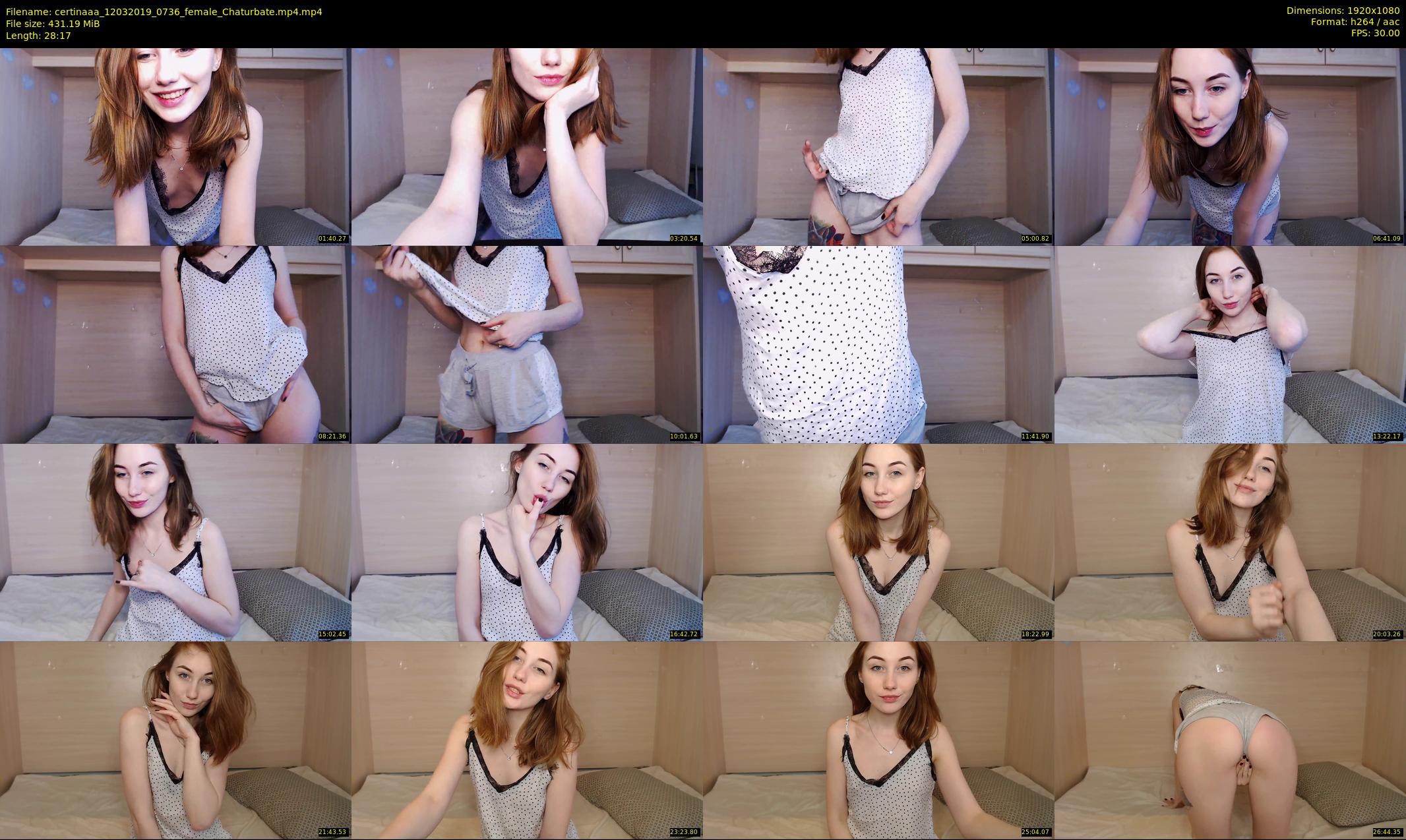 certinaaa — 29 minute Chaturbate female cam show recording, 1080p, Mar 12, 2019