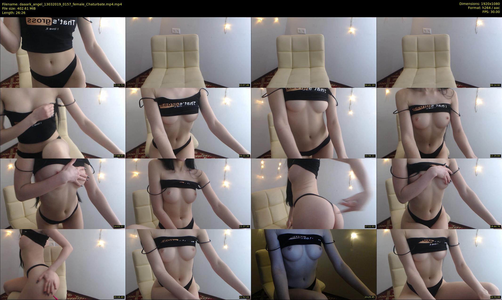 daaark_angel — 27 minute Chaturbate female cam show recording, 1080p, Mar 13, 2019