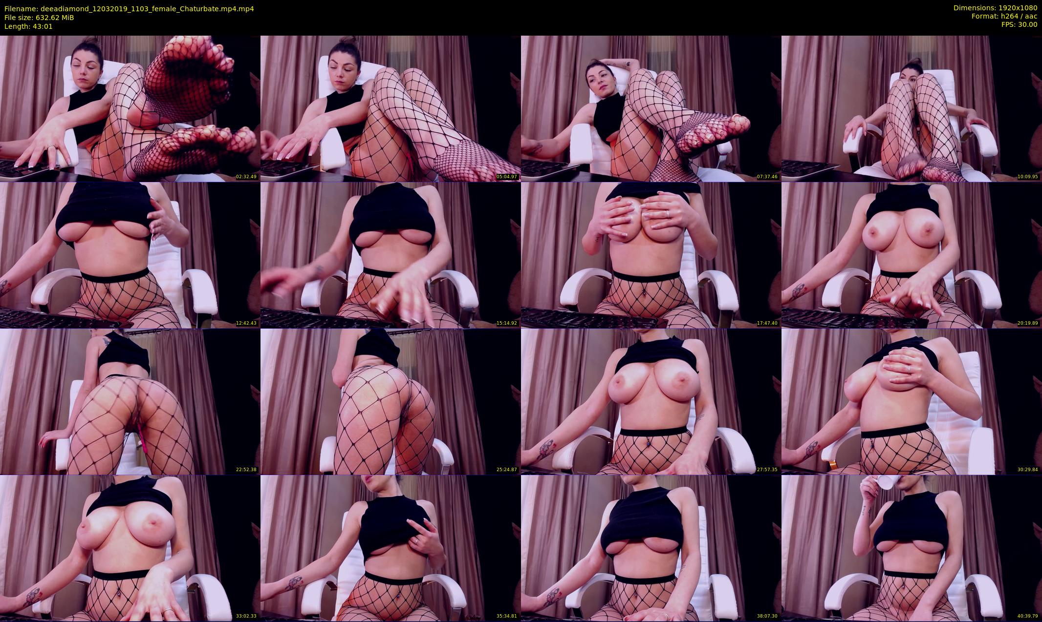 deeadiamond — 44 minute Chaturbate female cam show recording, 1080p, Mar 12, 2019