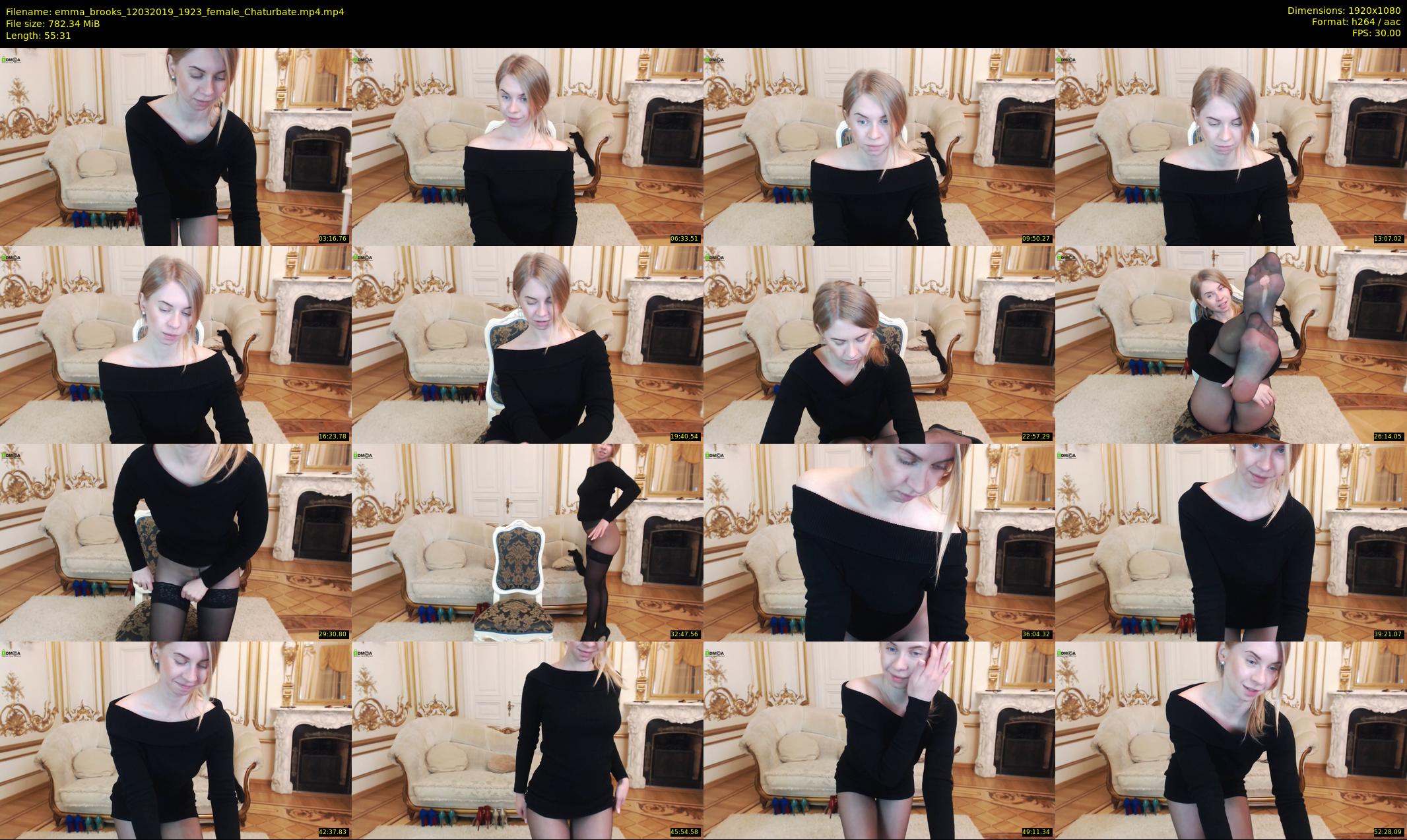 emma_brooks — 56 minute Chaturbate female cam show recording, 1080p, Mar 12, 2019