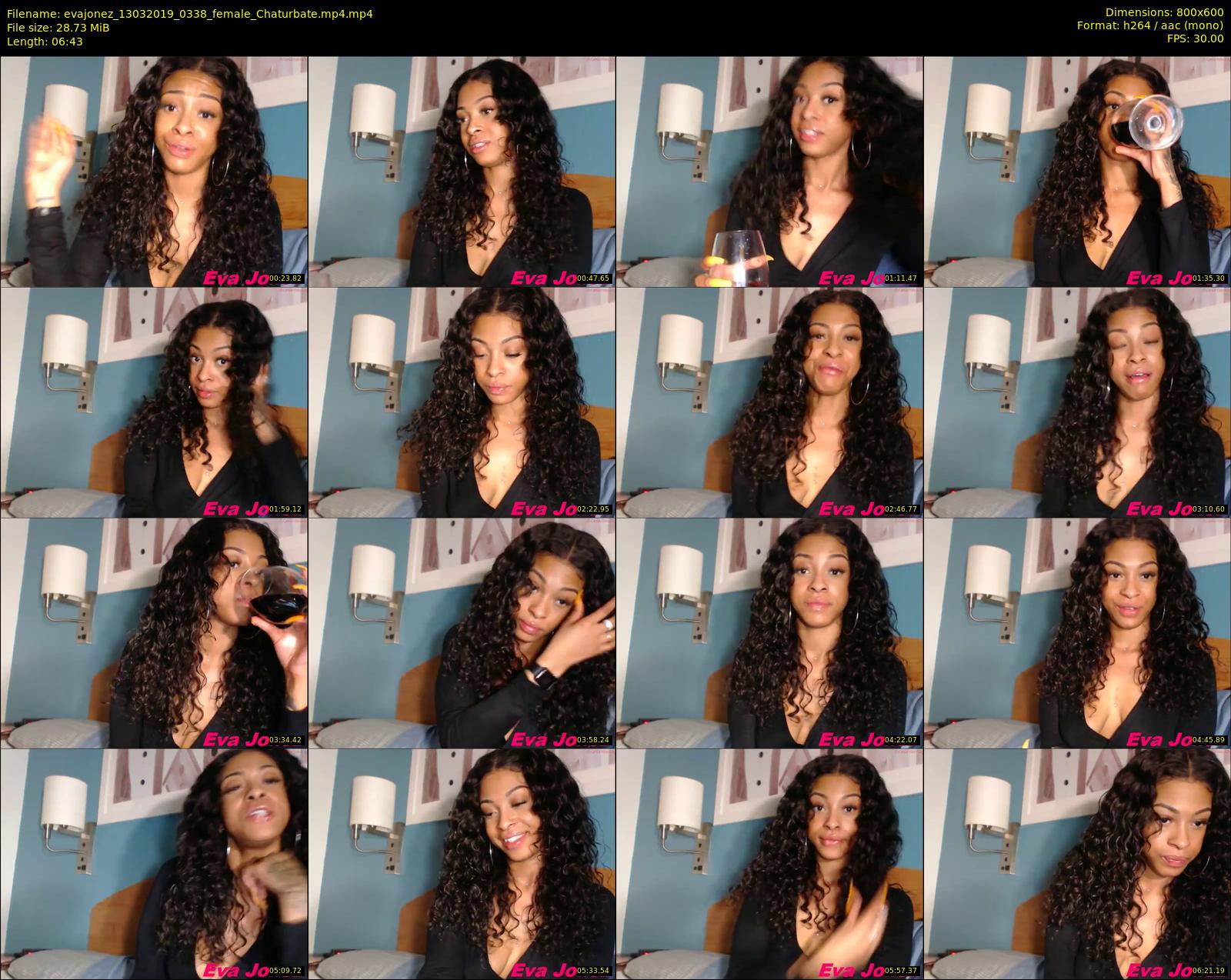 evajonez — 7 minute Chaturbate female cam show recording, 480p, Mar 13, 2019