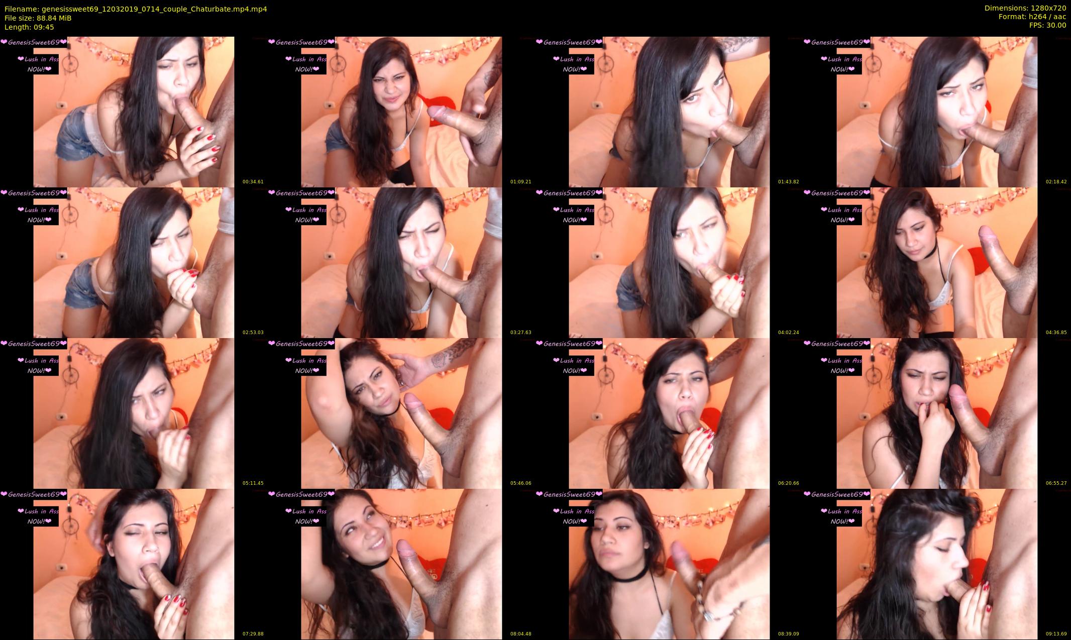 genesissweet69 — 10 minute Chaturbate couple cam show recording, 720p, Mar 12, 2019