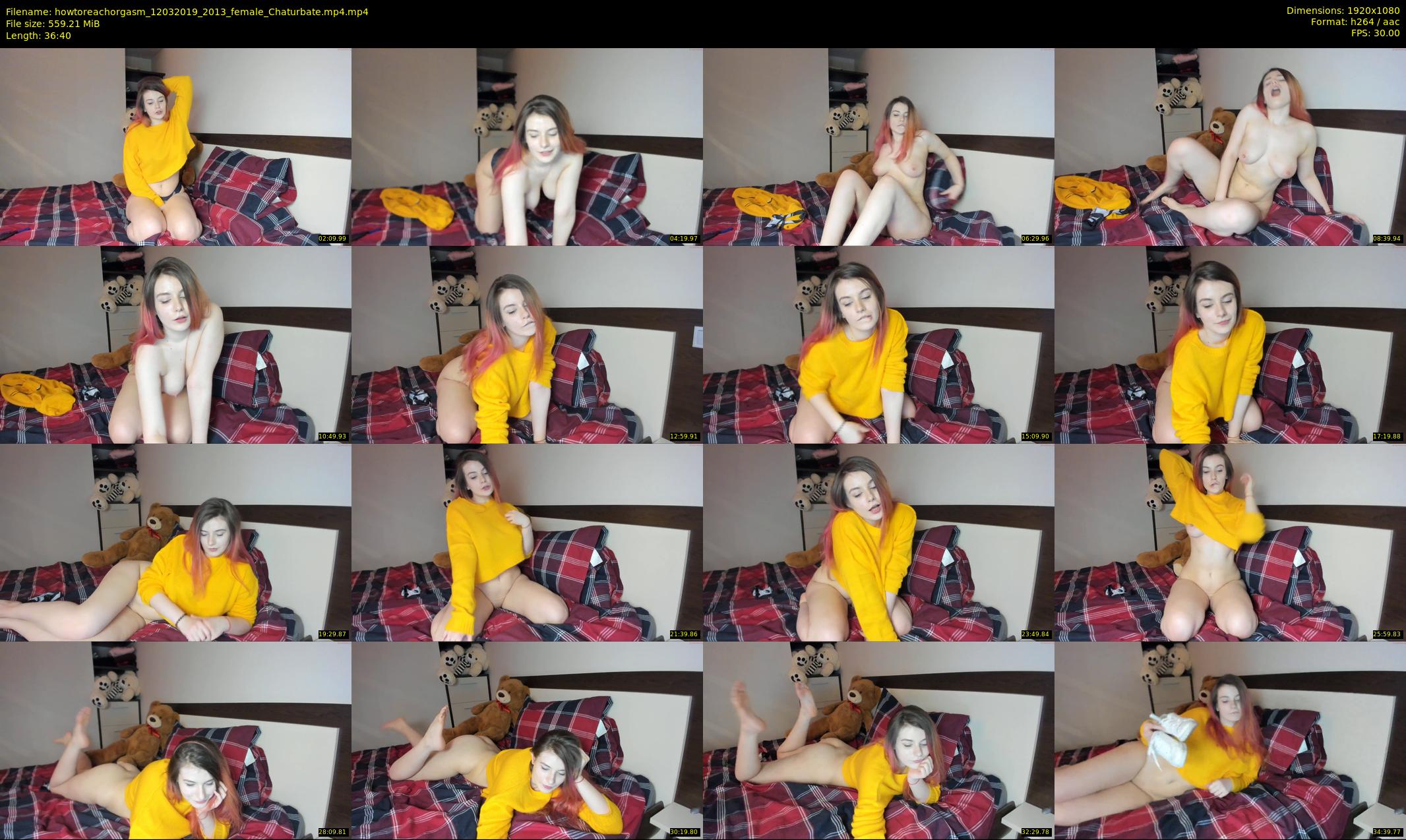 howtoreachorgasm — 37 minute Chaturbate couple cam show recording, 1080p, Mar 12, 2019