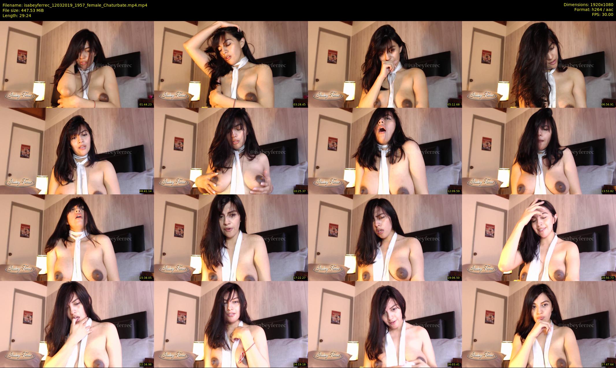 isabeyferrec — 30 minute Chaturbate female cam show recording, 1080p, Mar 12, 2019