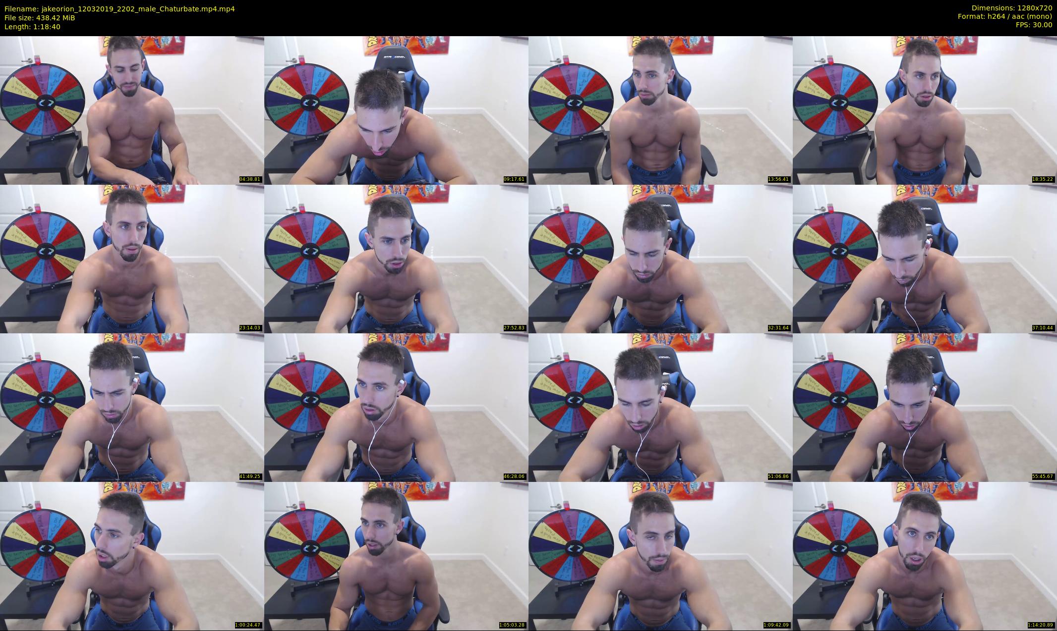 jakeorion — 79 minute Chaturbate male cam show recording, 720p, Mar 12, 2019