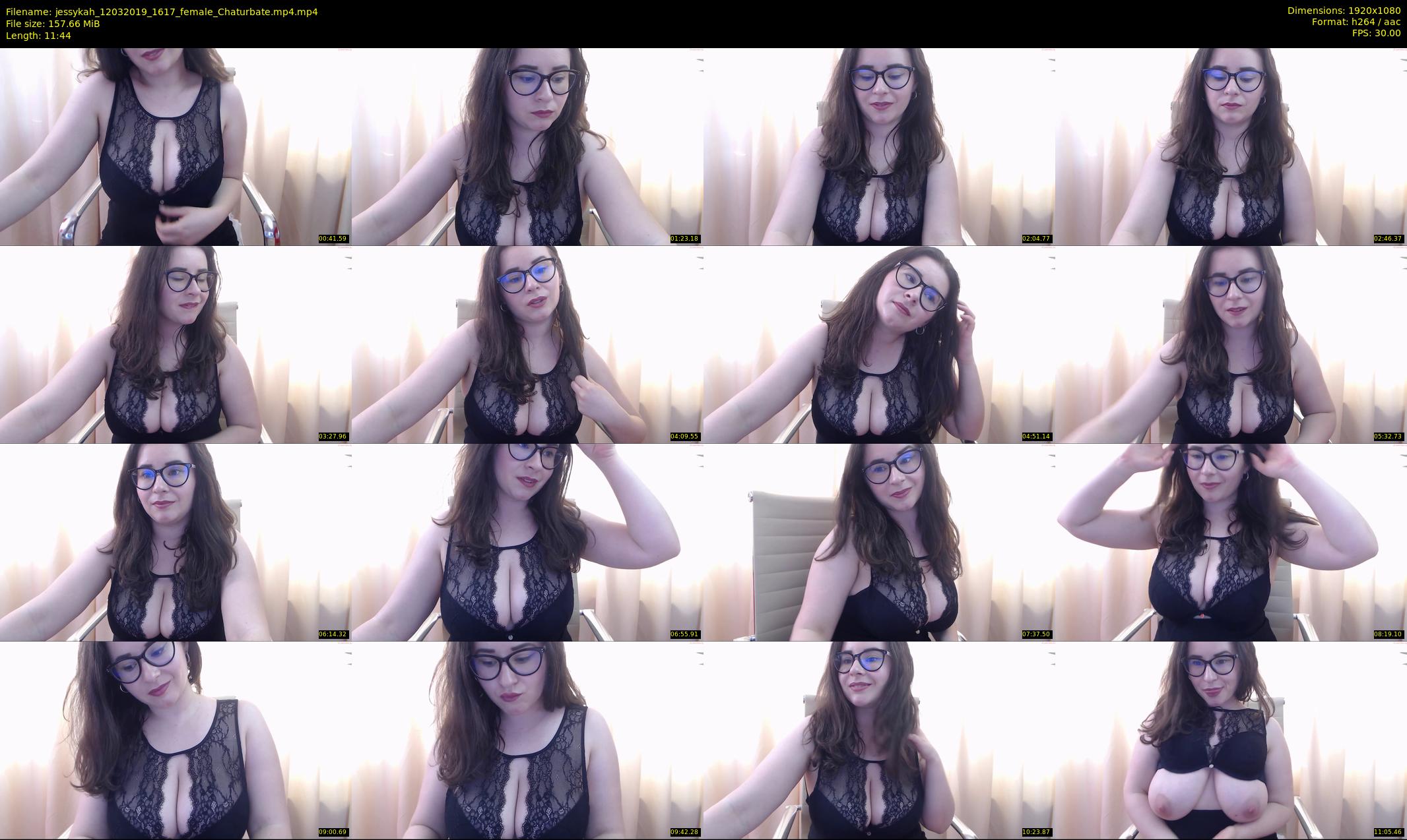 jessykah — 12 minute Chaturbate female cam show recording, 1080p, Mar 12, 2019