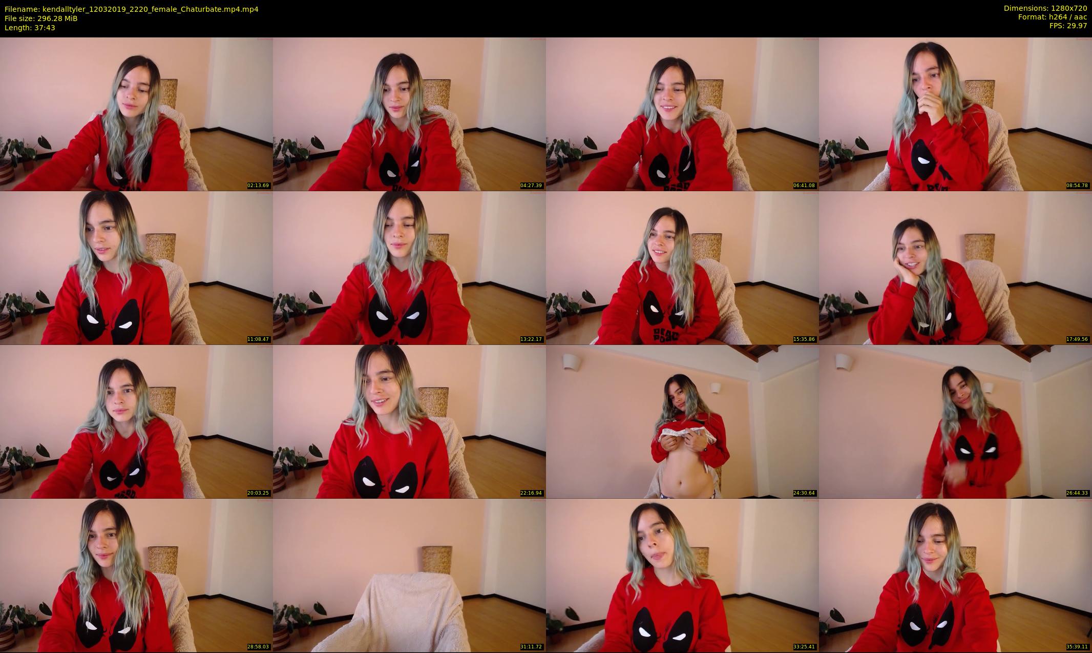 kendalltyler — 38 minute Chaturbate female cam show recording, 720p, Mar 12, 2019