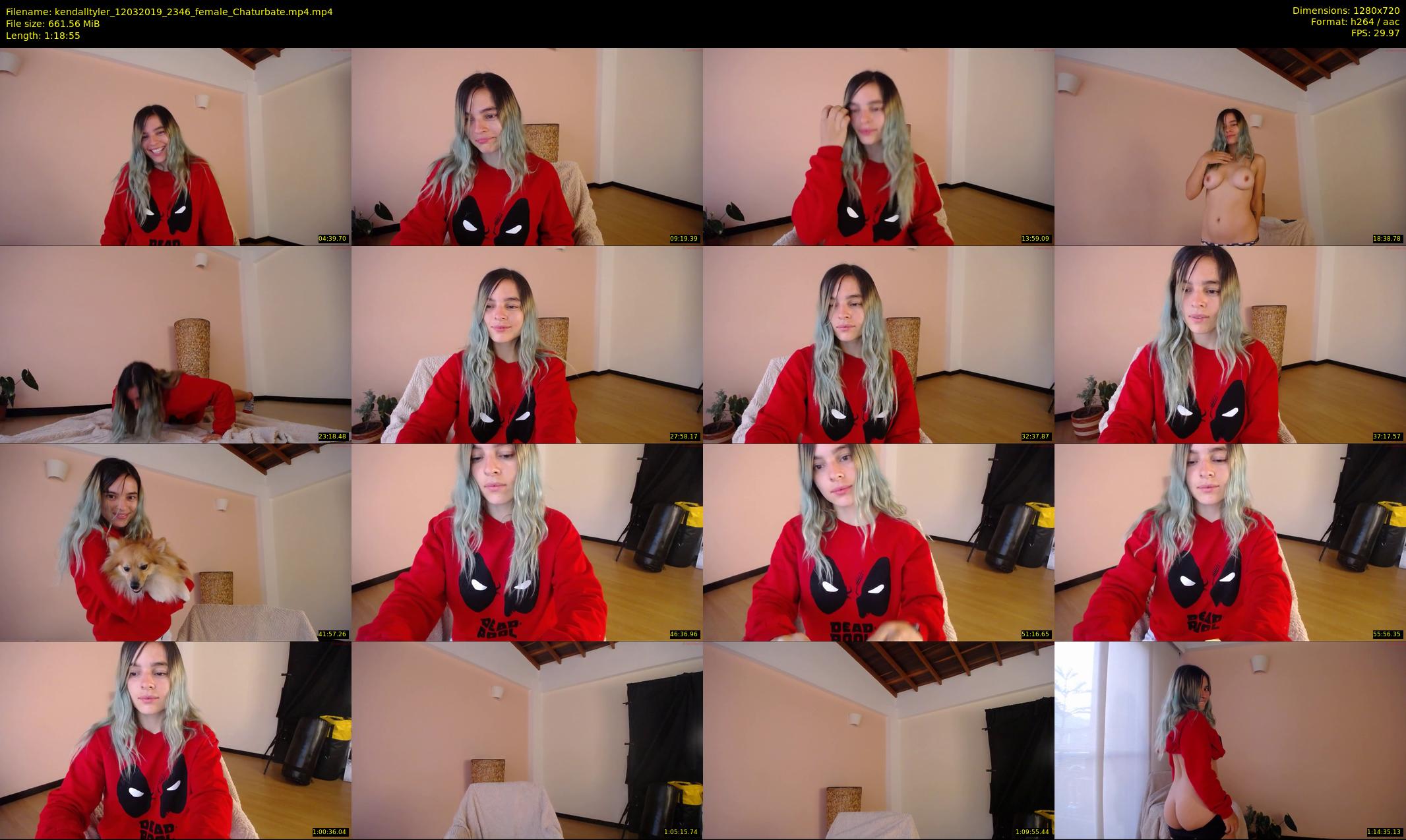 kendalltyler — 79 minute Chaturbate female cam show recording, 720p, Mar 12, 2019