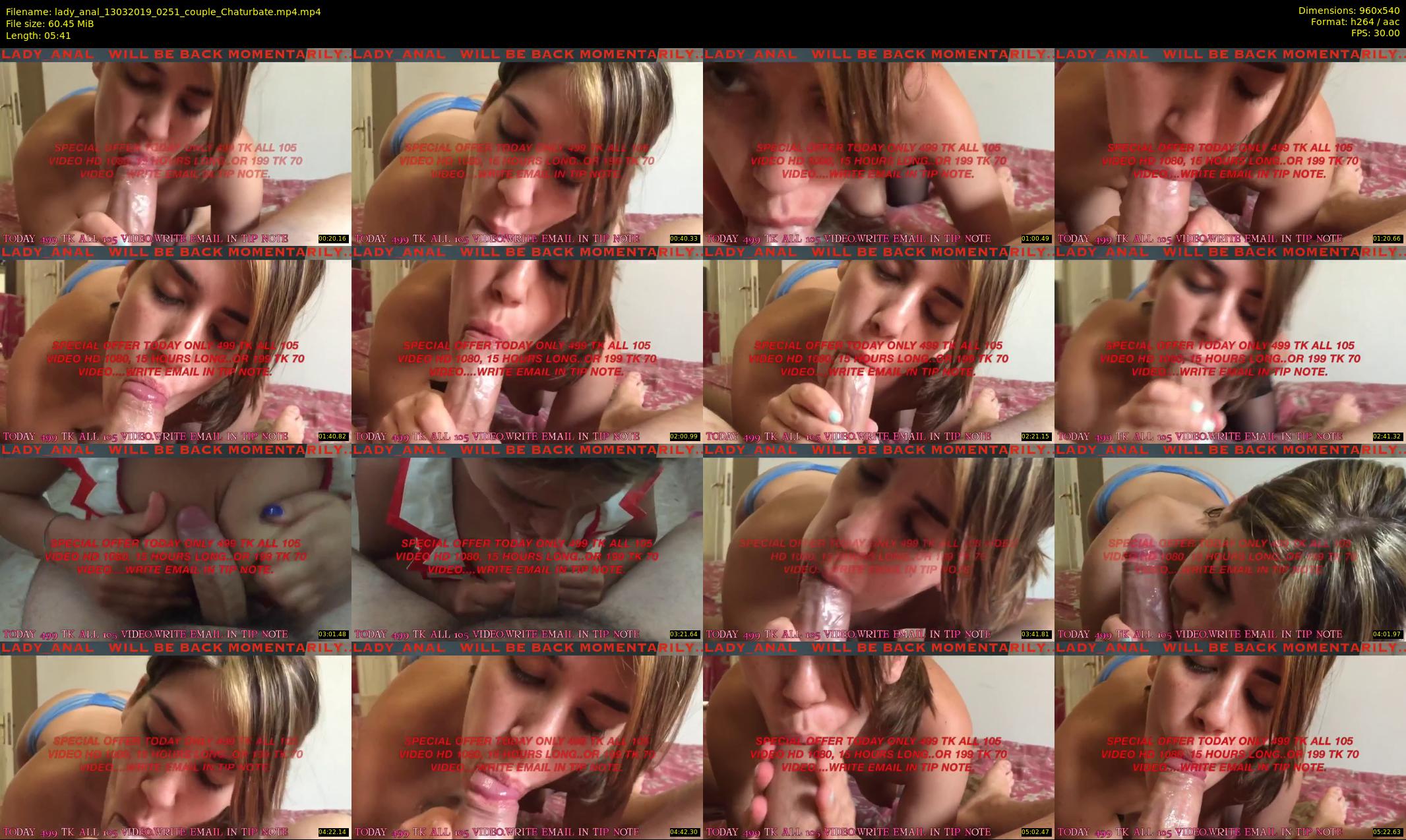 lady_anal — 6 minute Chaturbate female cam show recording, 480p, Mar 13, 2019