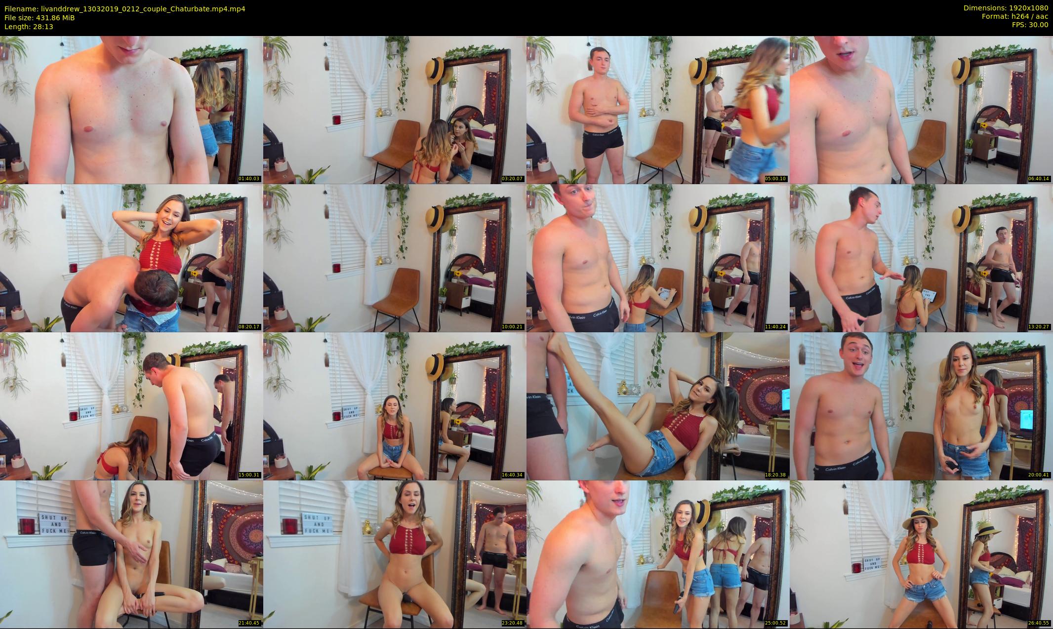 livanddrew — 29 minute Chaturbate couple cam show recording, 1080p, Mar 13, 2019