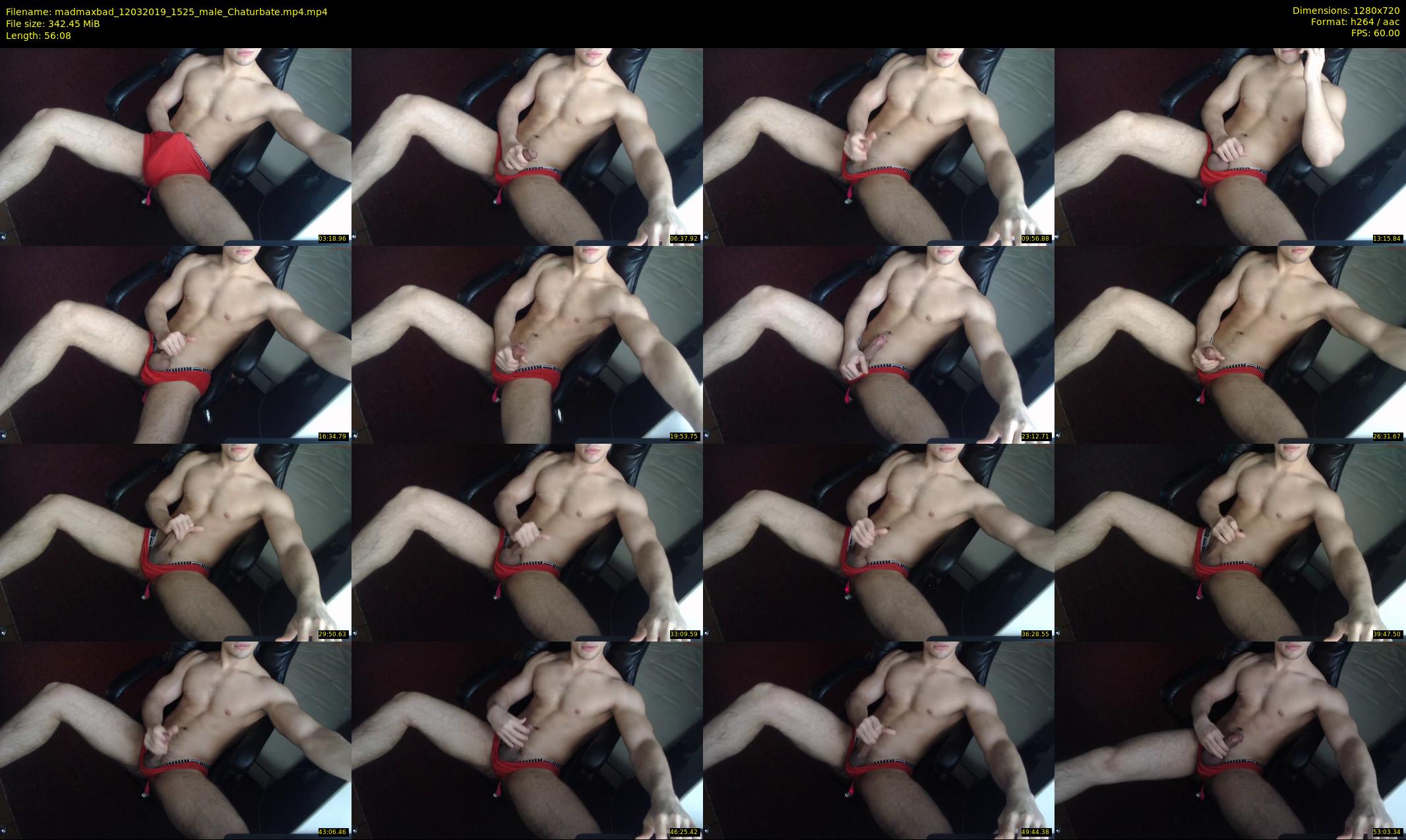 madmaxbad — 57 minute Chaturbate male cam show recording, 720p, Mar 12, 2019