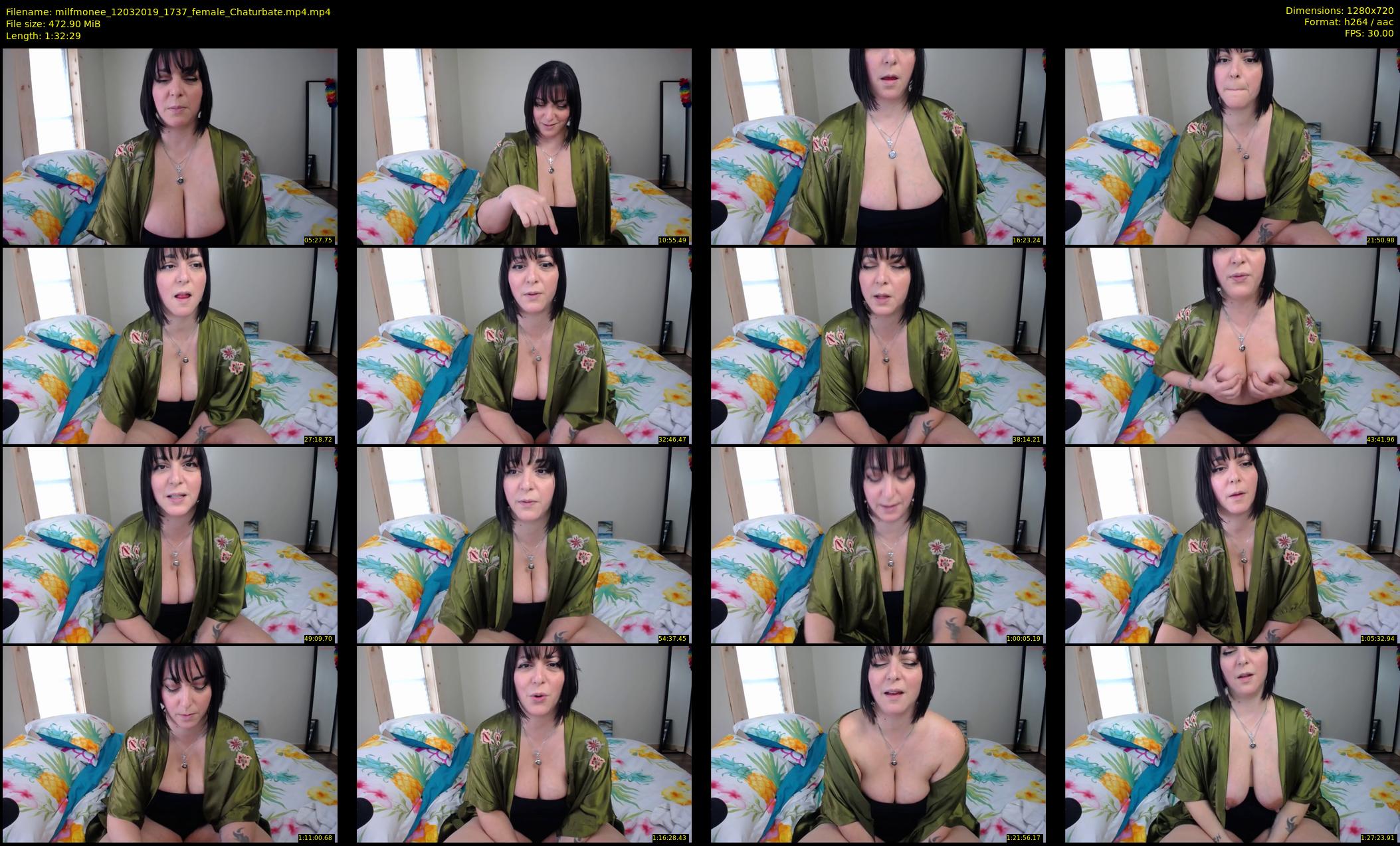 milfmonee — 93 minute Chaturbate female cam show recording, 720p, Mar 12, 2019