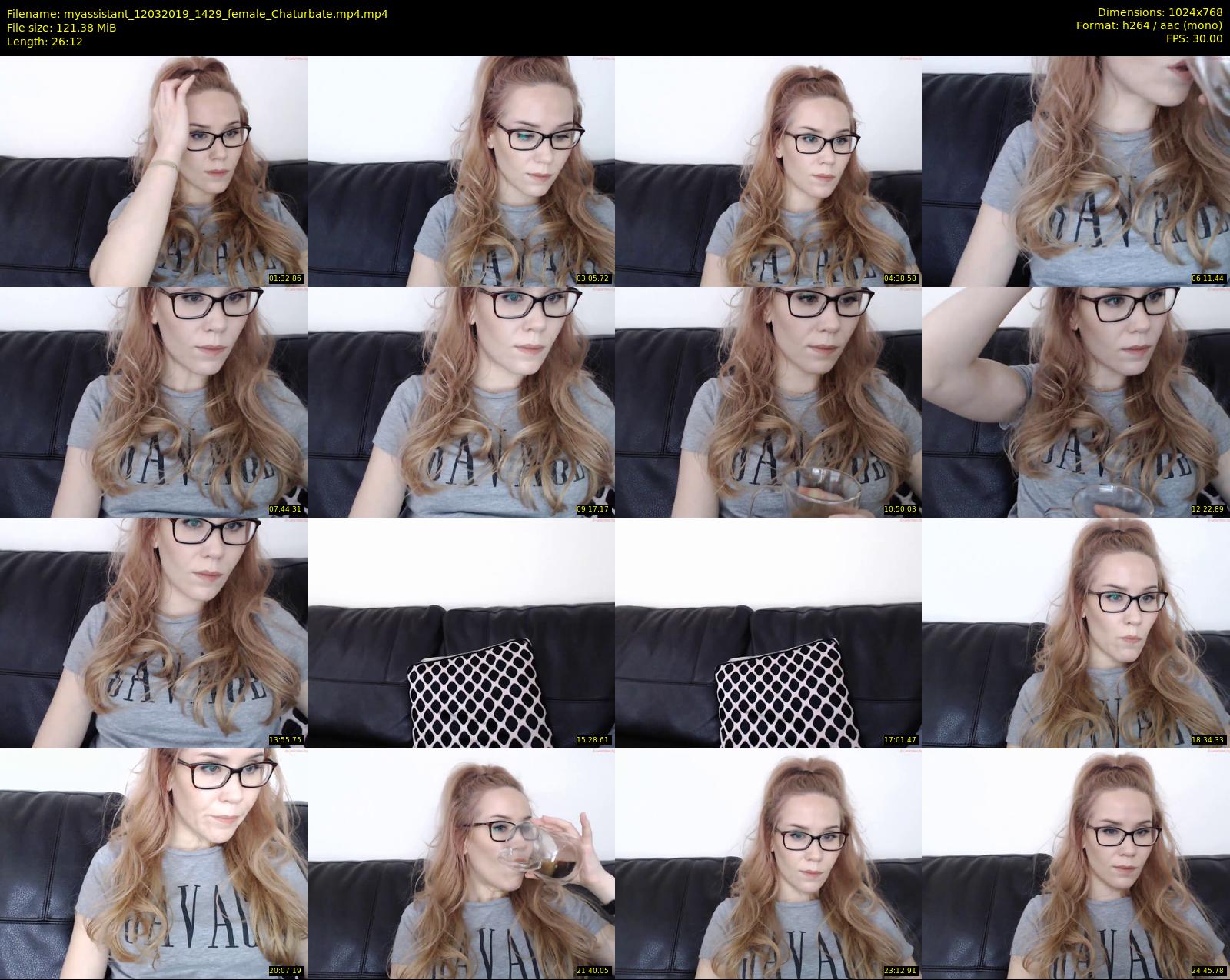 myassistant — 27 minute Chaturbate female cam show recording, 720p, Mar 12, 2019