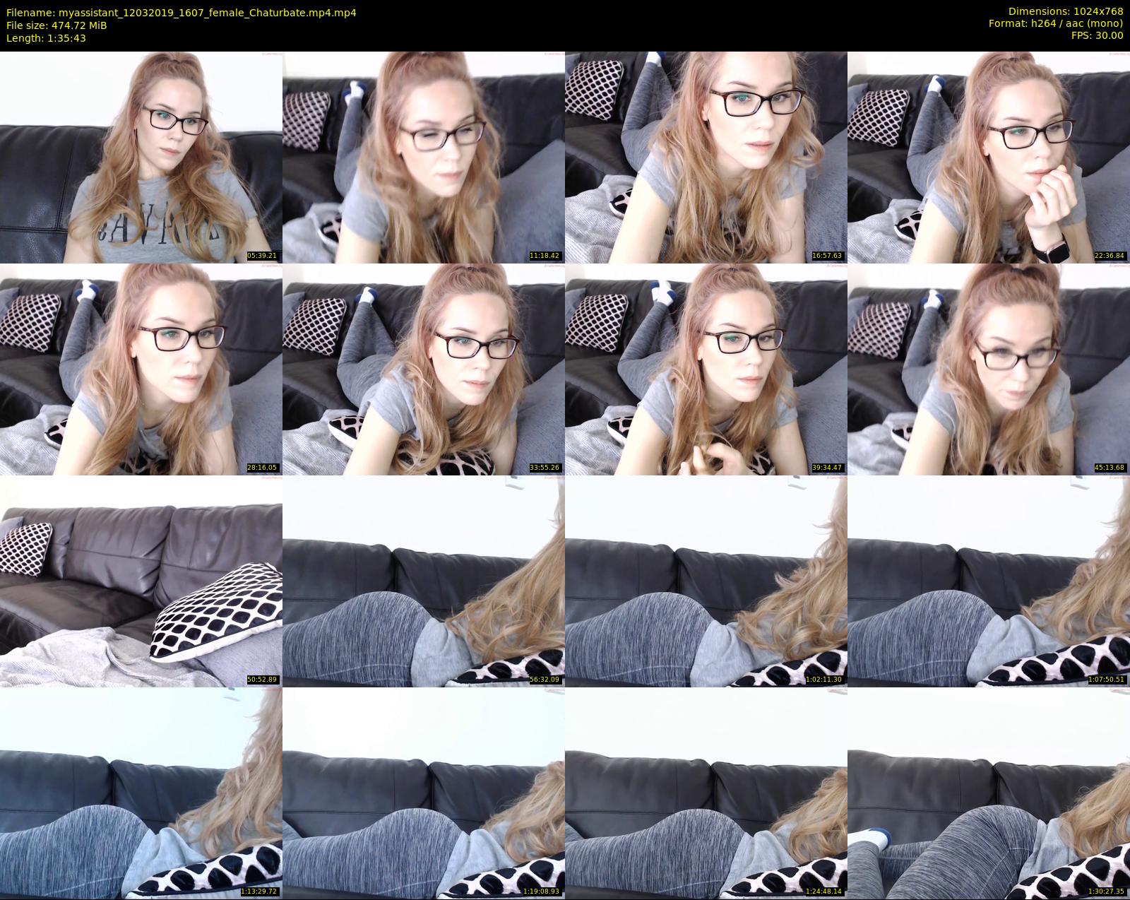 myassistant — 96 minute Chaturbate female cam show recording, 720p, Mar 12, 2019